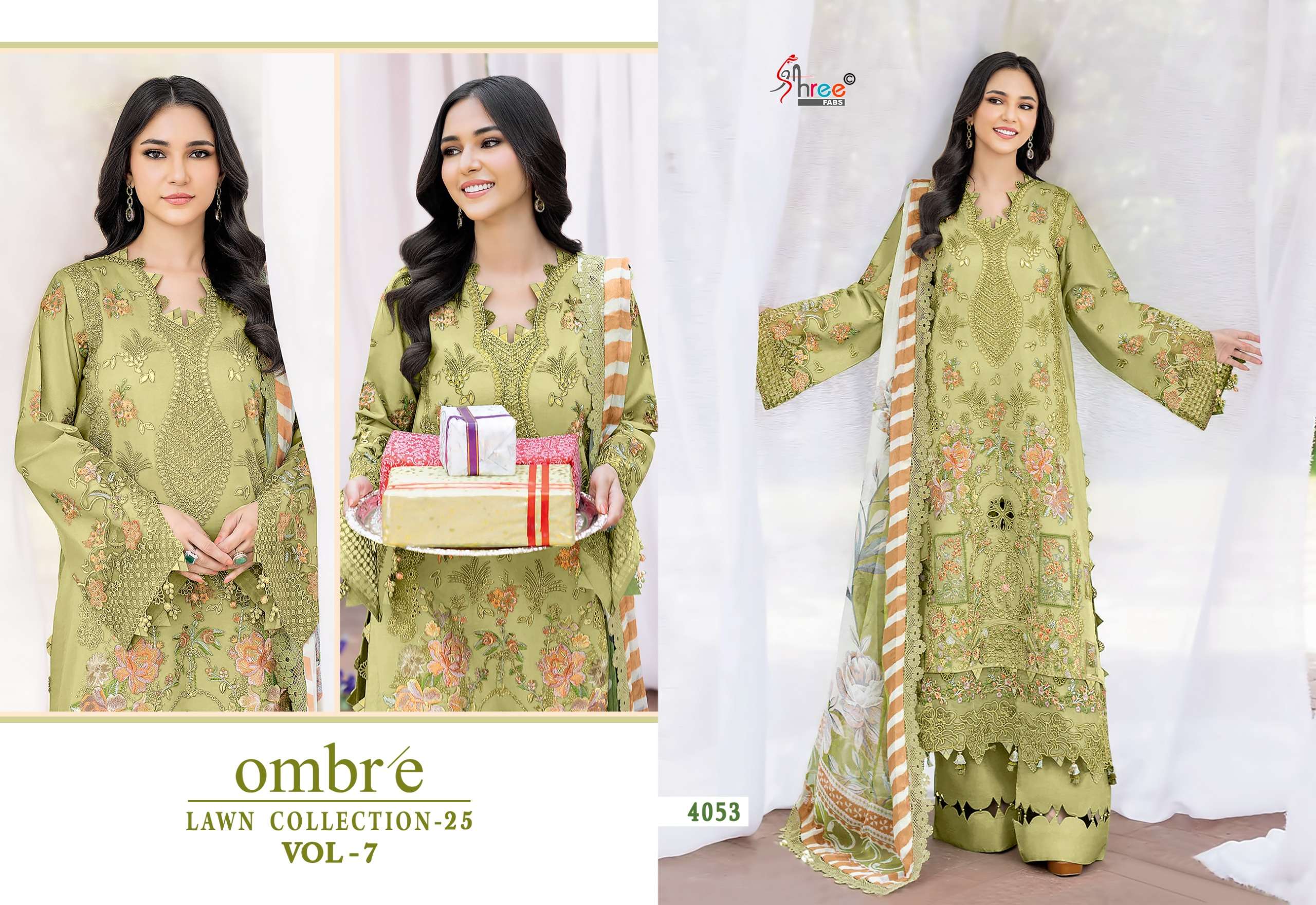 OMBRE LAWN COLLECTION - 2025 VOL - 7 BY SHREE FABS - 05