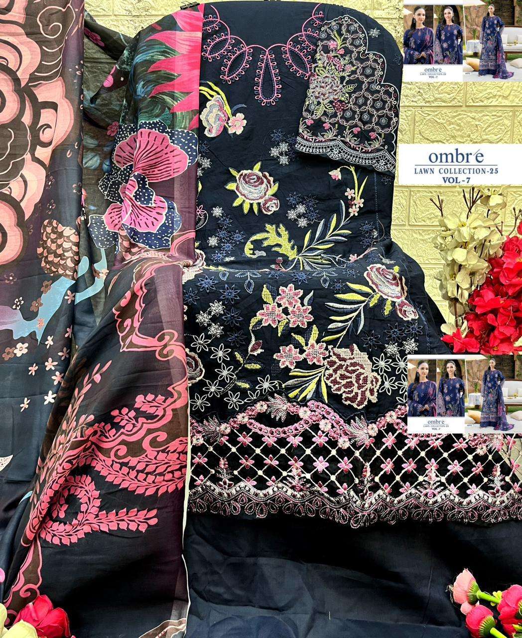 OMBRE LAWN COLLECTION - 2025 VOL - 7 BY SHREE FABS - 08