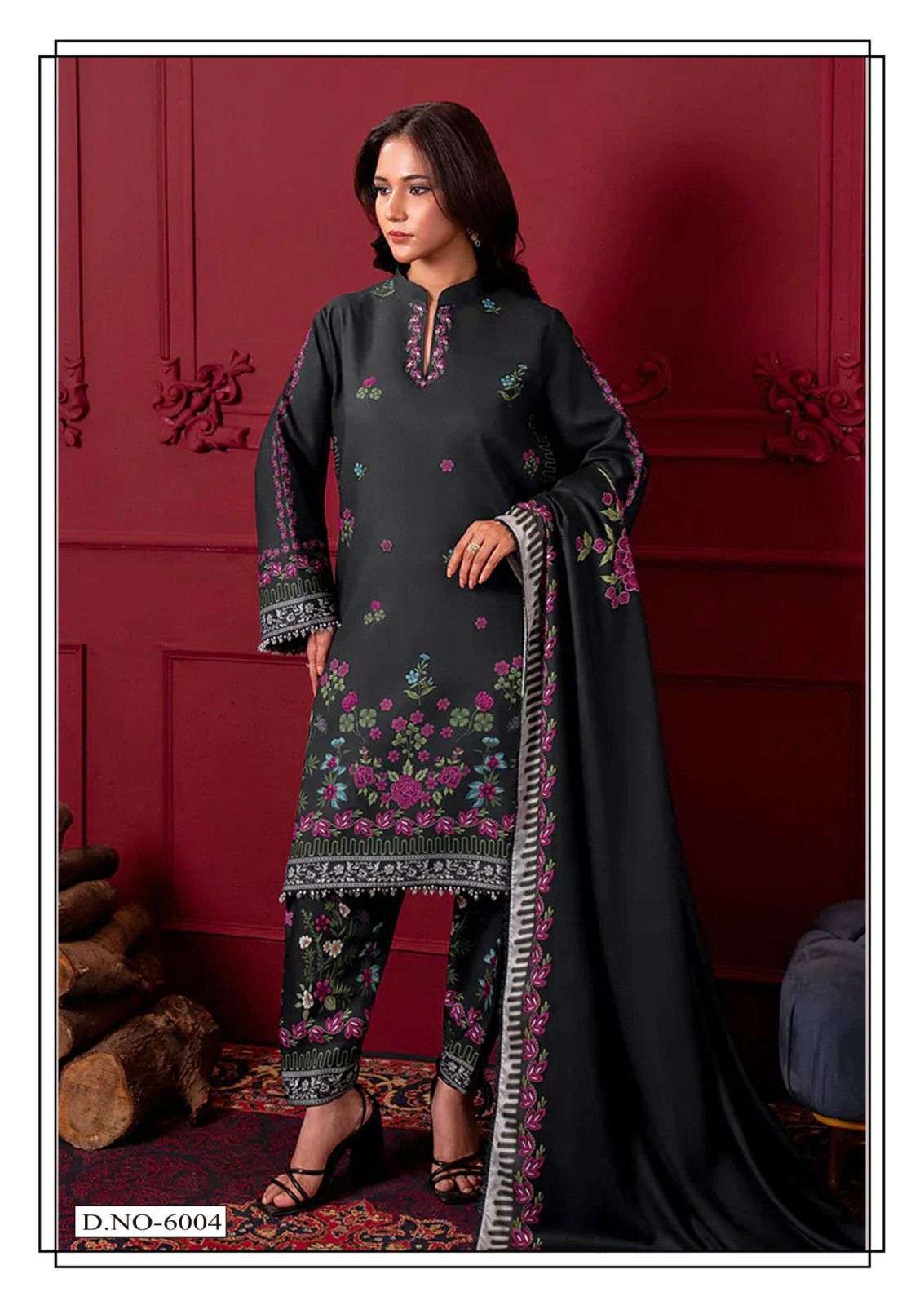 RAMSHA VOL - 6 FULL STICHED READYMADE COLLECTION BY HALA - 03