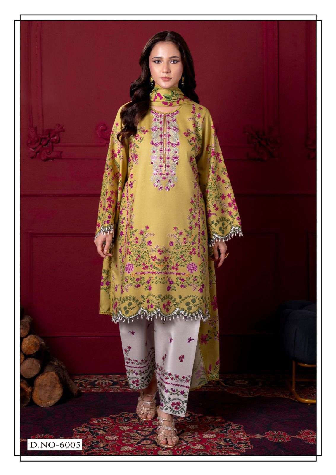RAMSHA VOL - 6 FULL STICHED READYMADE COLLECTION BY HALA - 04