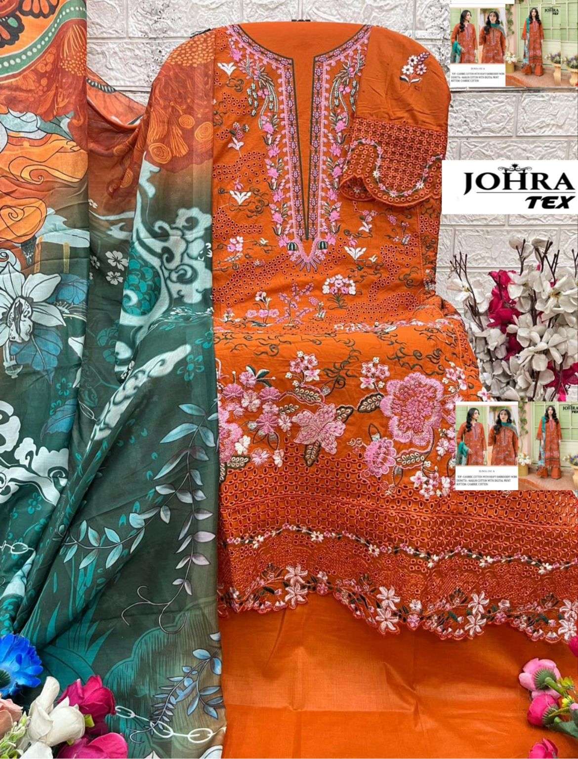 COTTON COLLECTION D NO. JT - 195 BY JOHRA TEX - 02