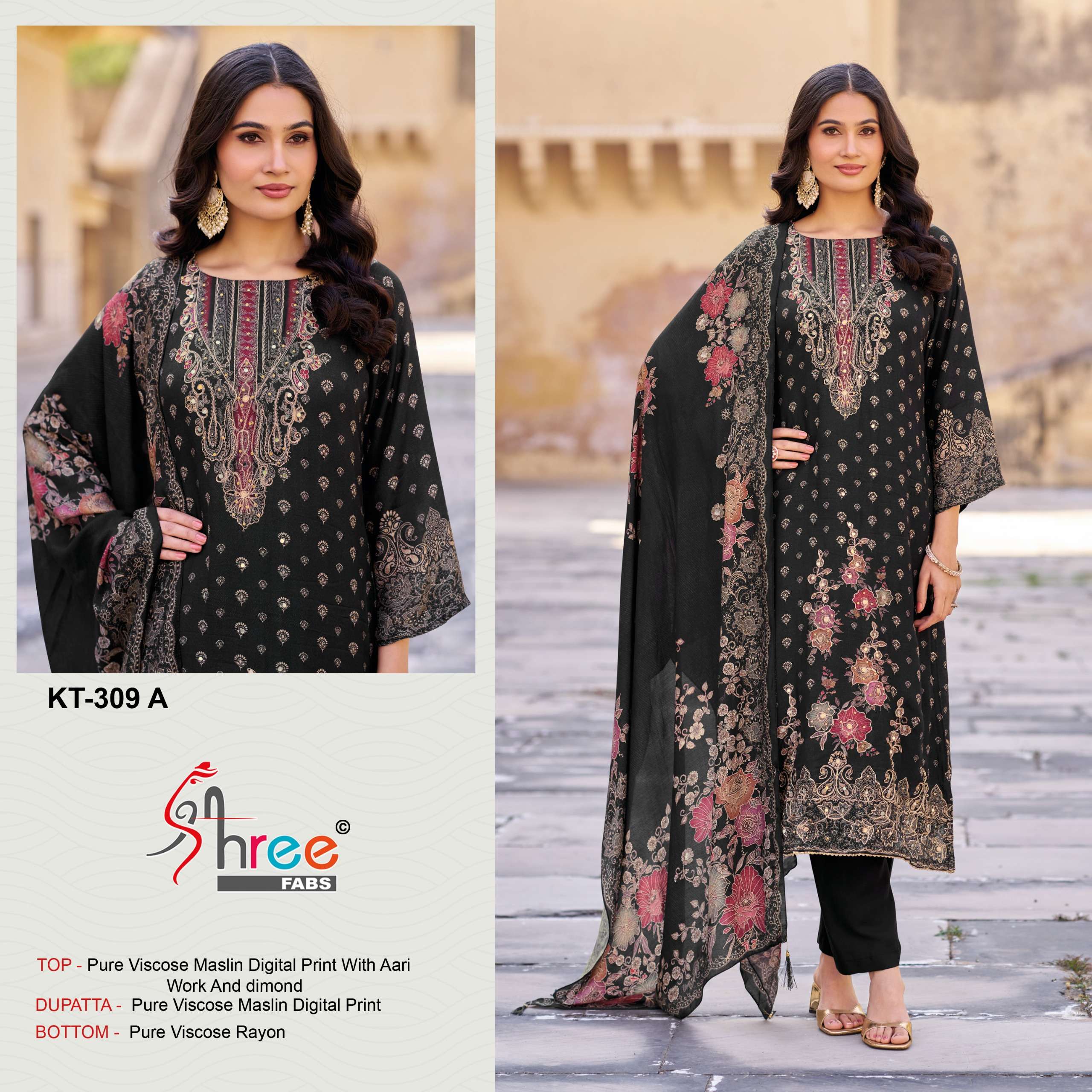 DESIGN NO. KT - 309 BY SHREE FABS - 01
