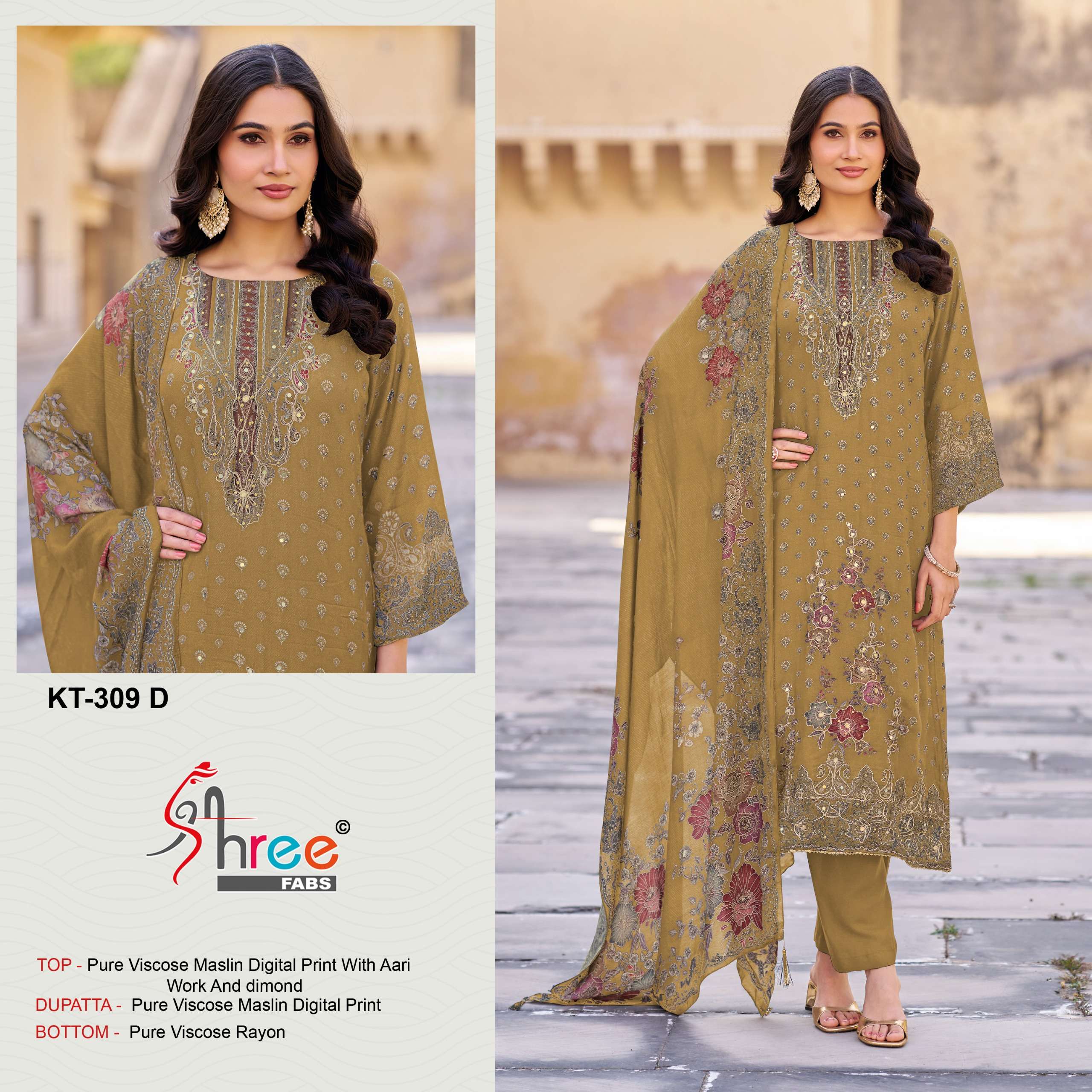 DESIGN NO. KT - 309 BY SHREE FABS - 04
