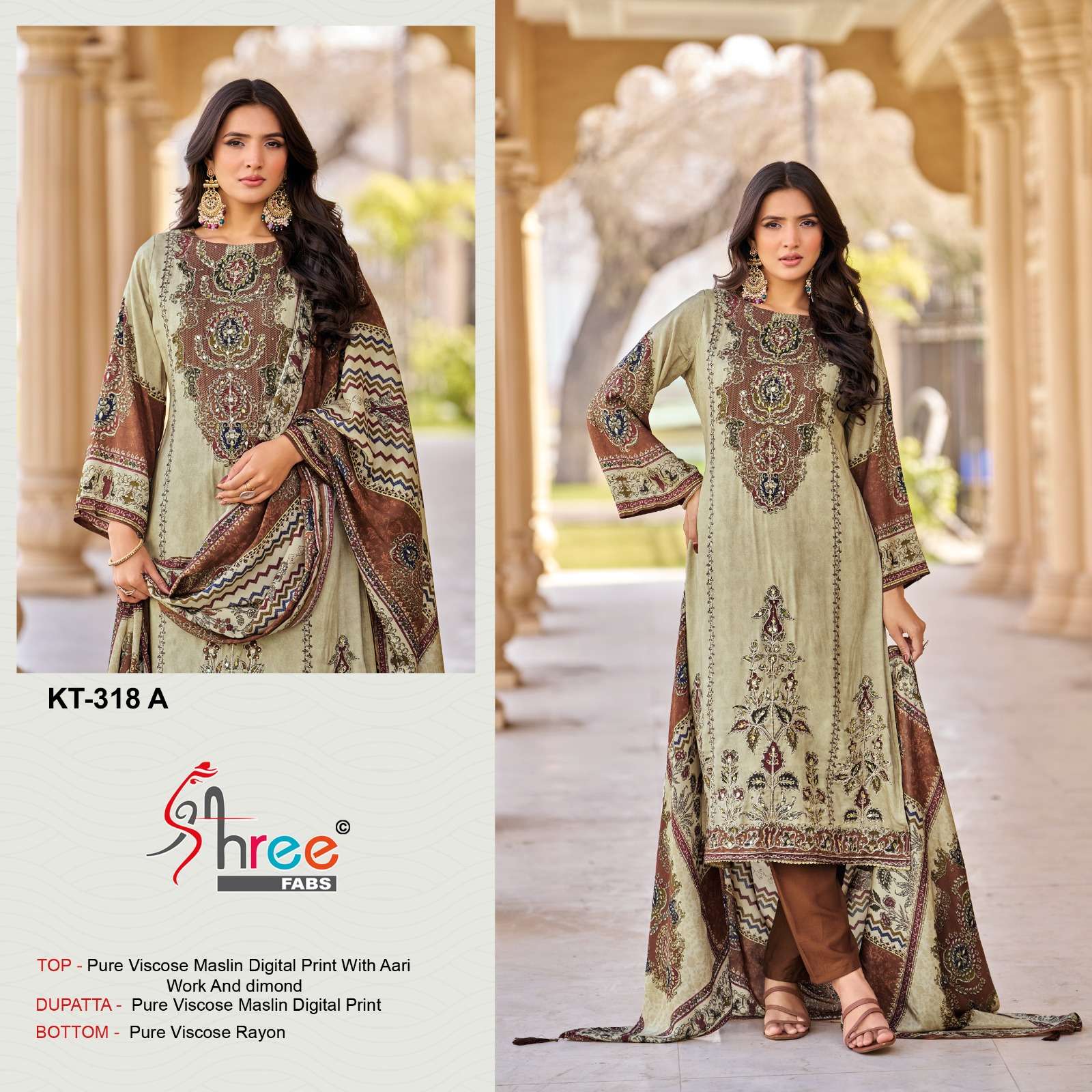 DESIGN NO. KT - 318 BY SHREE FABS - 01