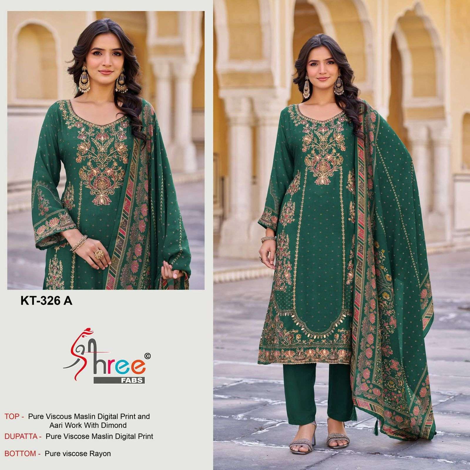 DESIGN NO. KT - 326 BY SHREE FABS - 01