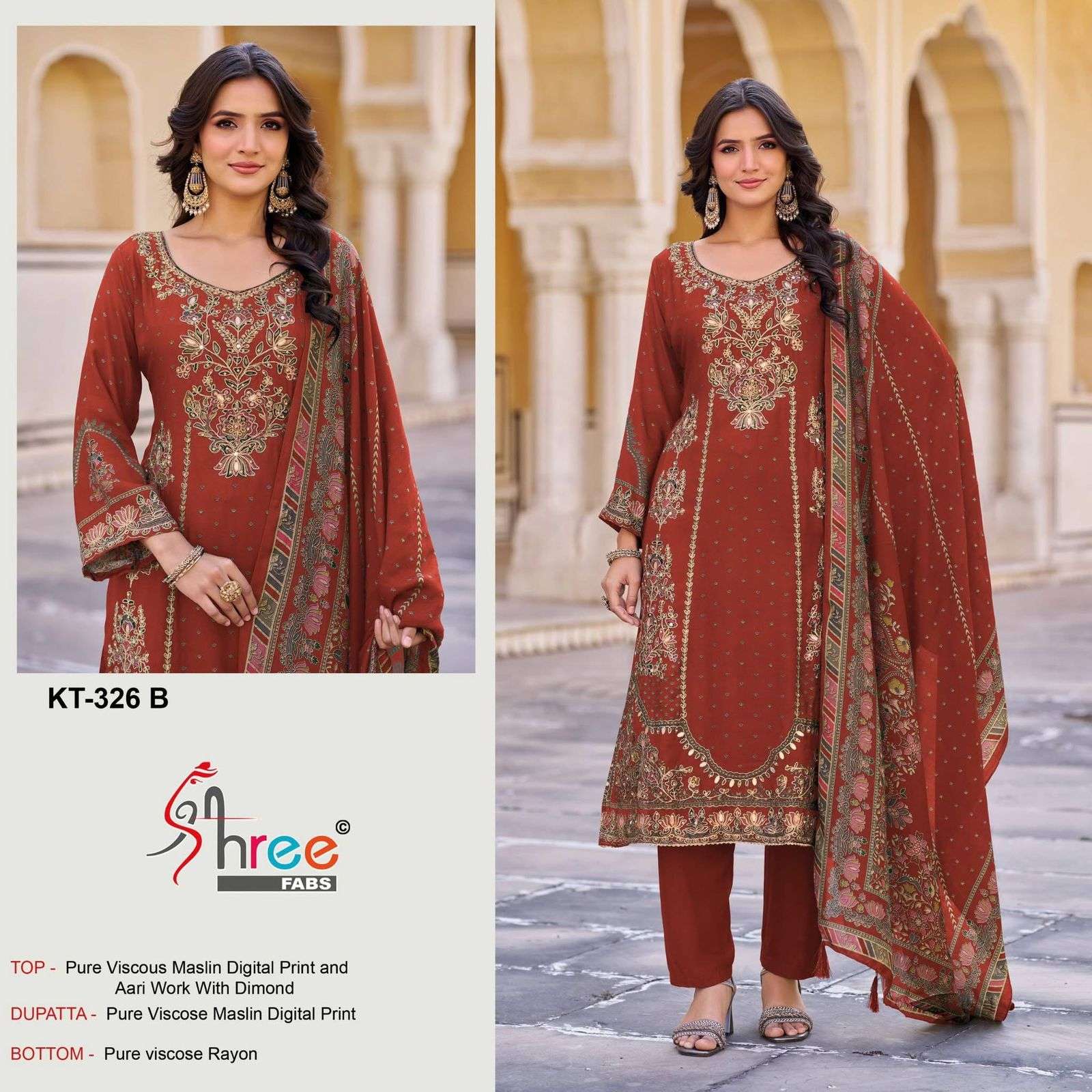 DESIGN NO. KT - 326 BY SHREE FABS - 02