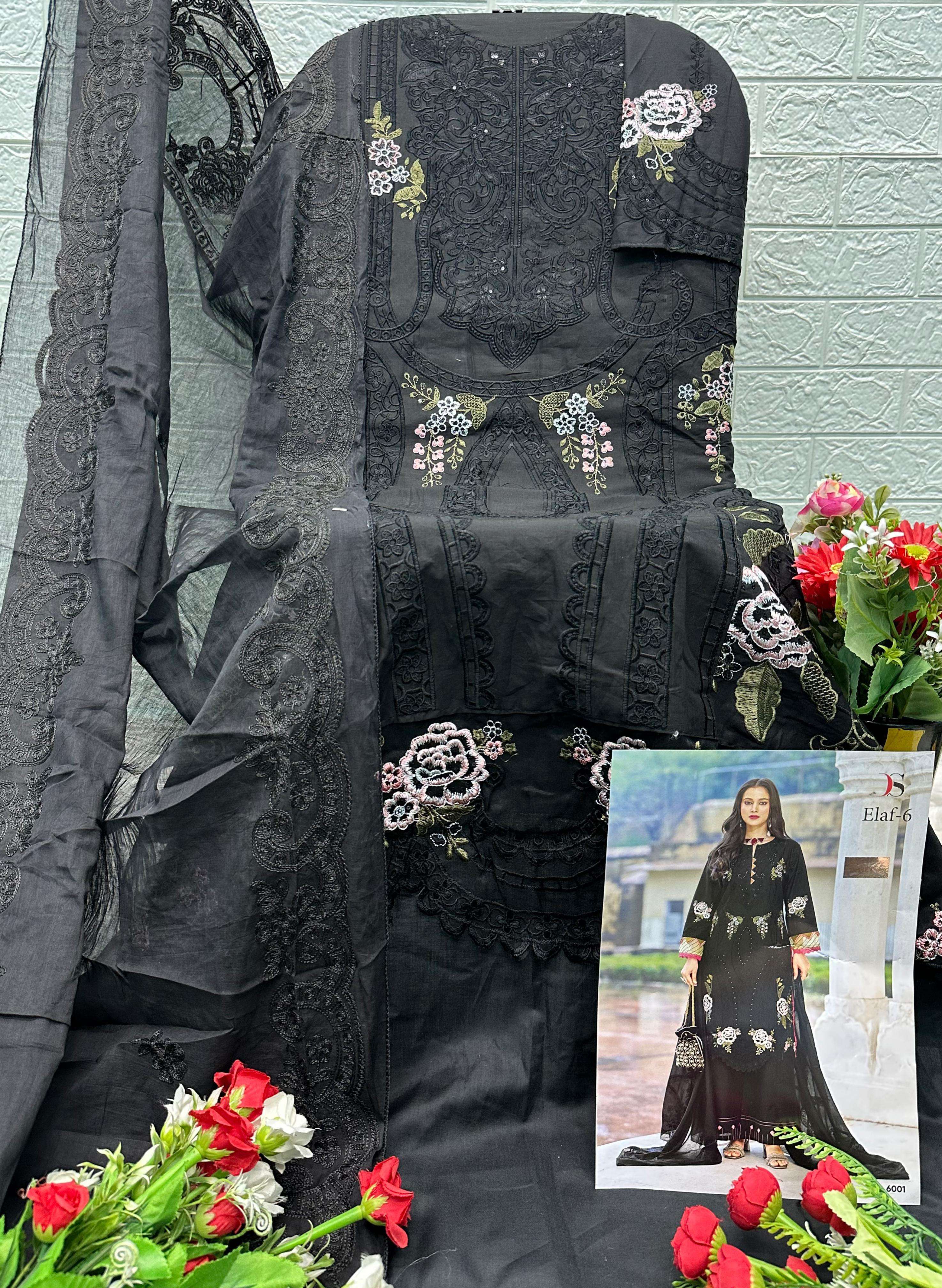 EALF LUXURY LAWN 25 - 6 BY DEEPSY SUITS - 01