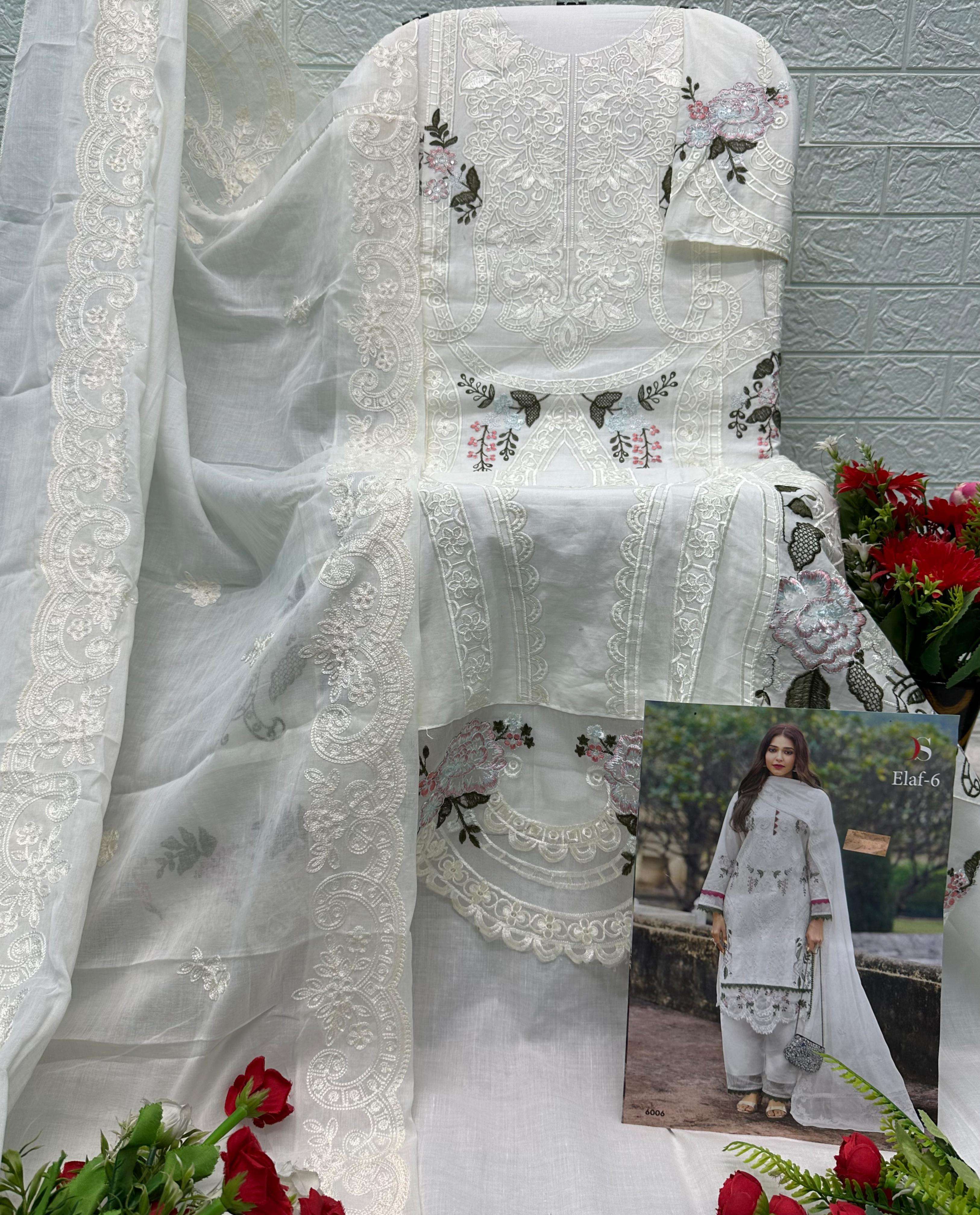 EALF LUXURY LAWN 25 - 6 BY DEEPSY SUITS - 03