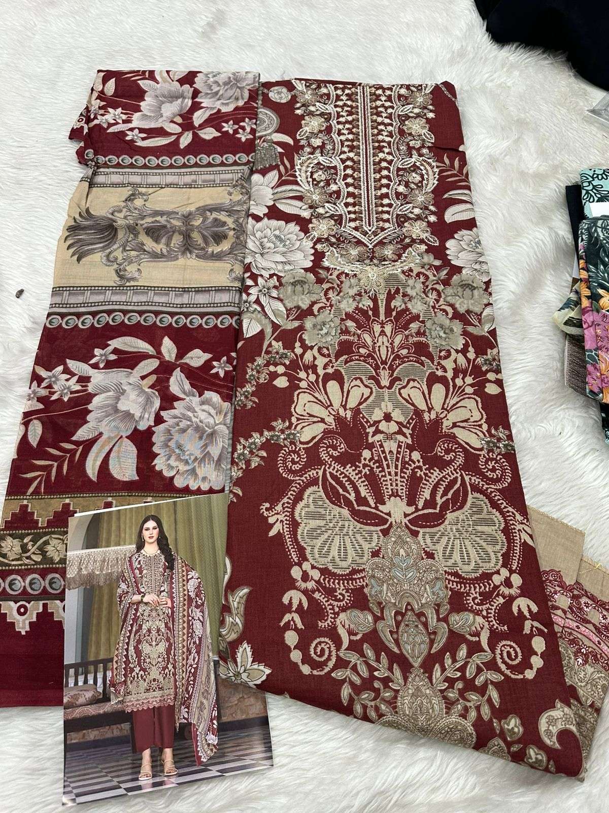 Falah Premium Cotton Collection Code - 25010 By Falah Designer - 01