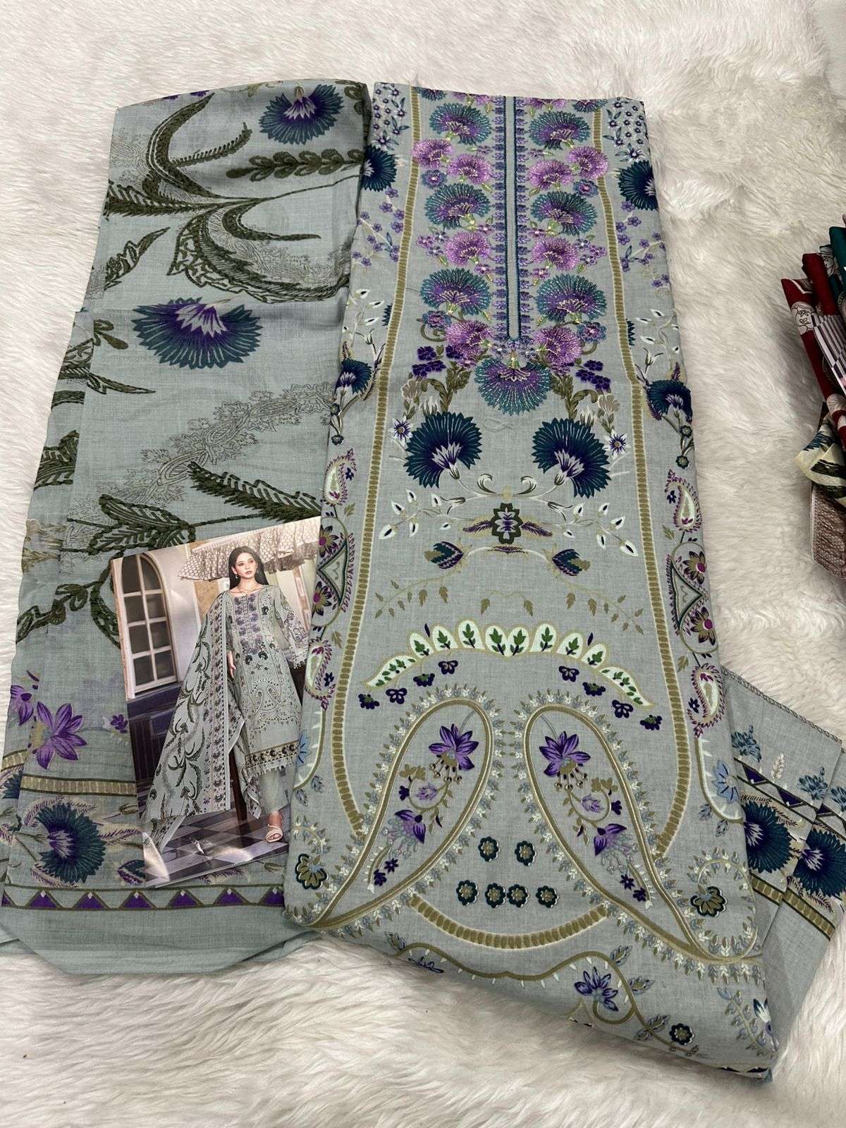 Falah Premium Cotton Collection Code - 25010 By Falah Designer - 03