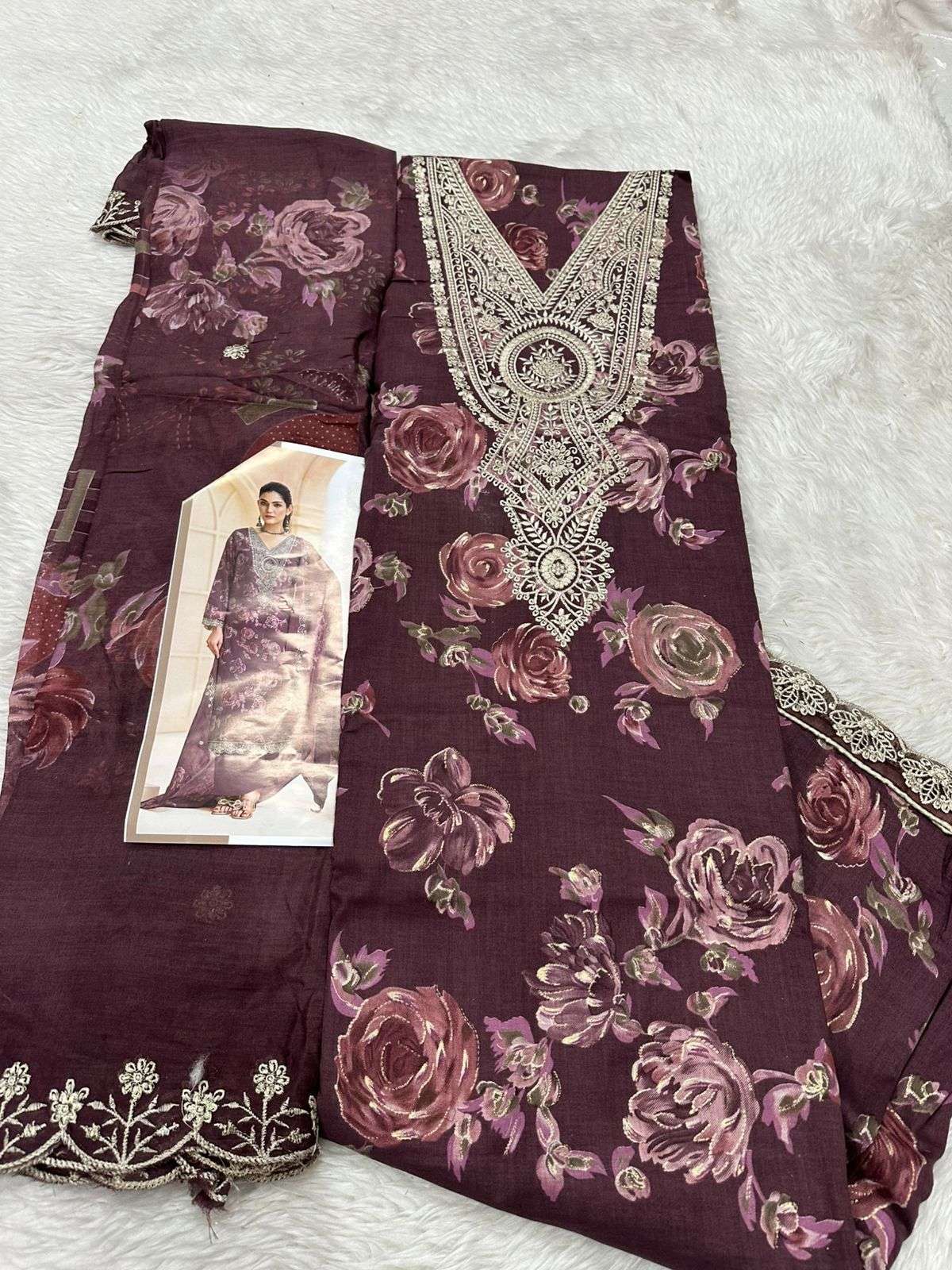 Falah Premium Cotton Collection Code - 26005 By Falah Designer - 02