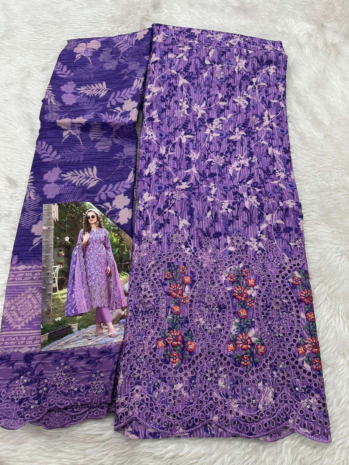 Falah Premium Cotton Collection Code - 26020 By Falah Designer - 08