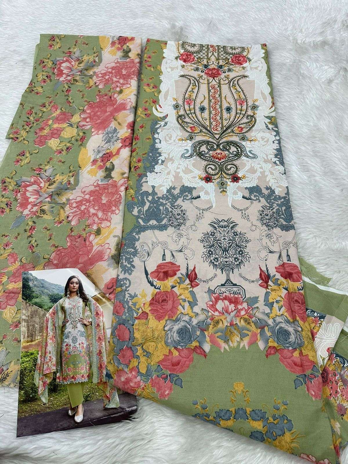 Falah Premium Cotton Collection Code - 30674 By Falah Designer - 08