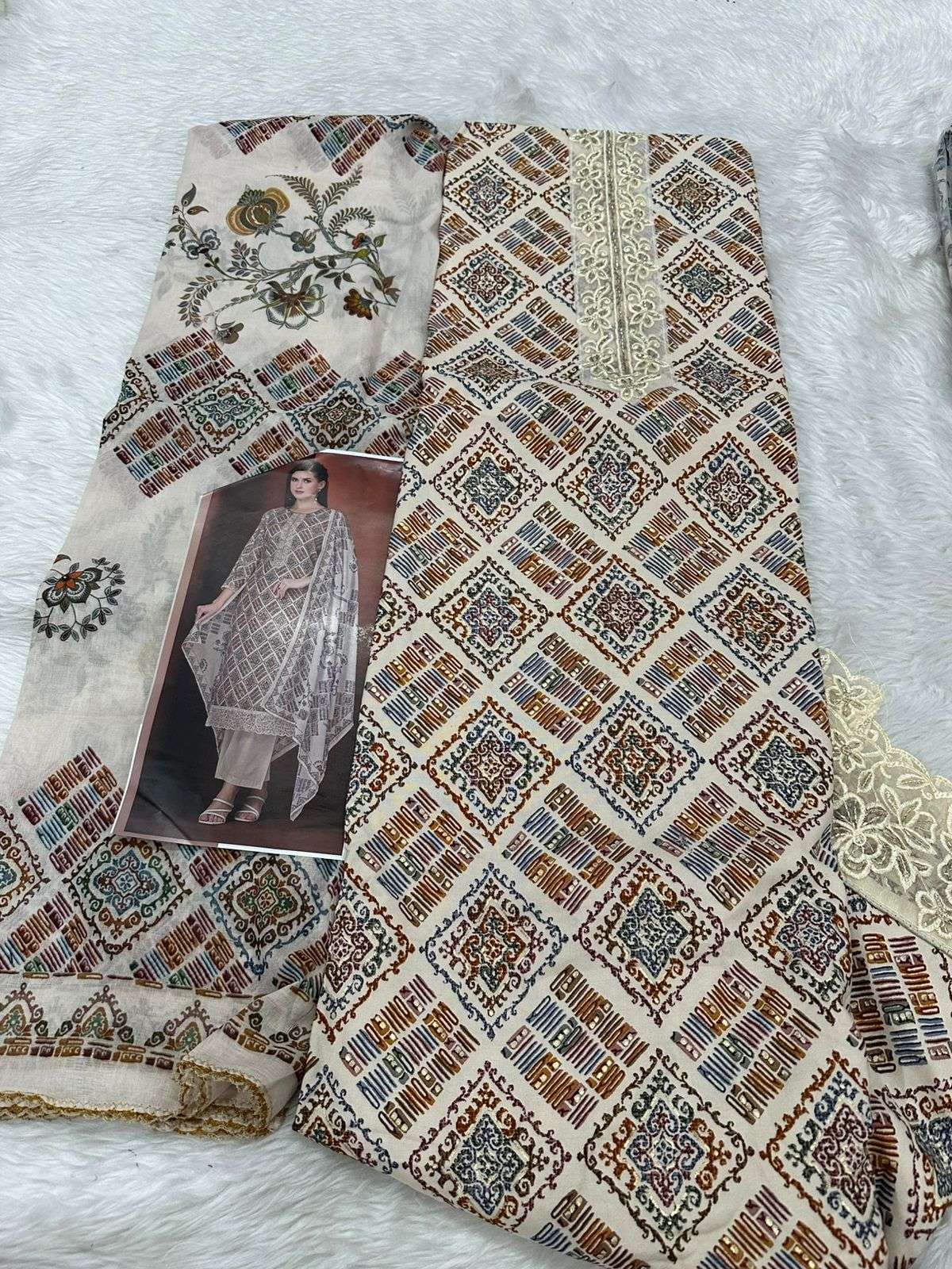 Falah Premium Cotton Collection Code - 30675 By Falah Designer - 02