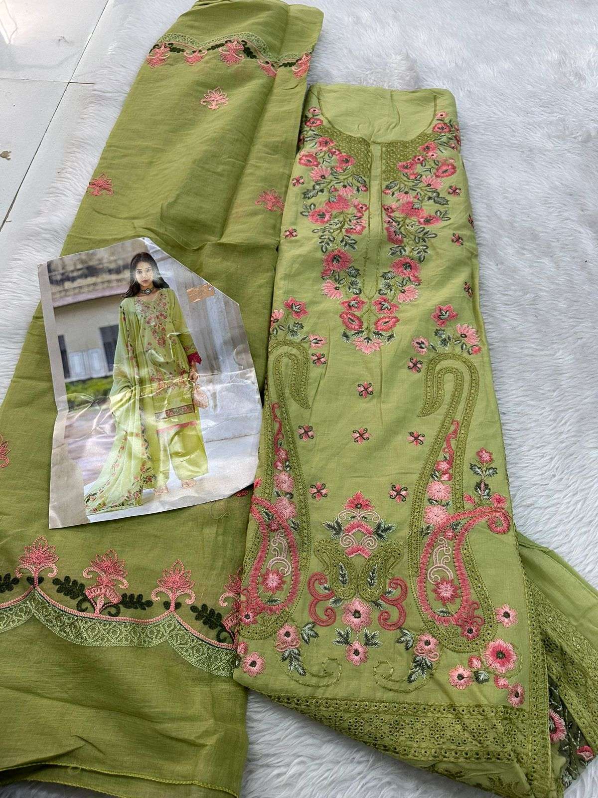 FALAH PREMIUM COTTON COLLECTION CODE 30725 BY FALAH DESIGNER SUITS - 01