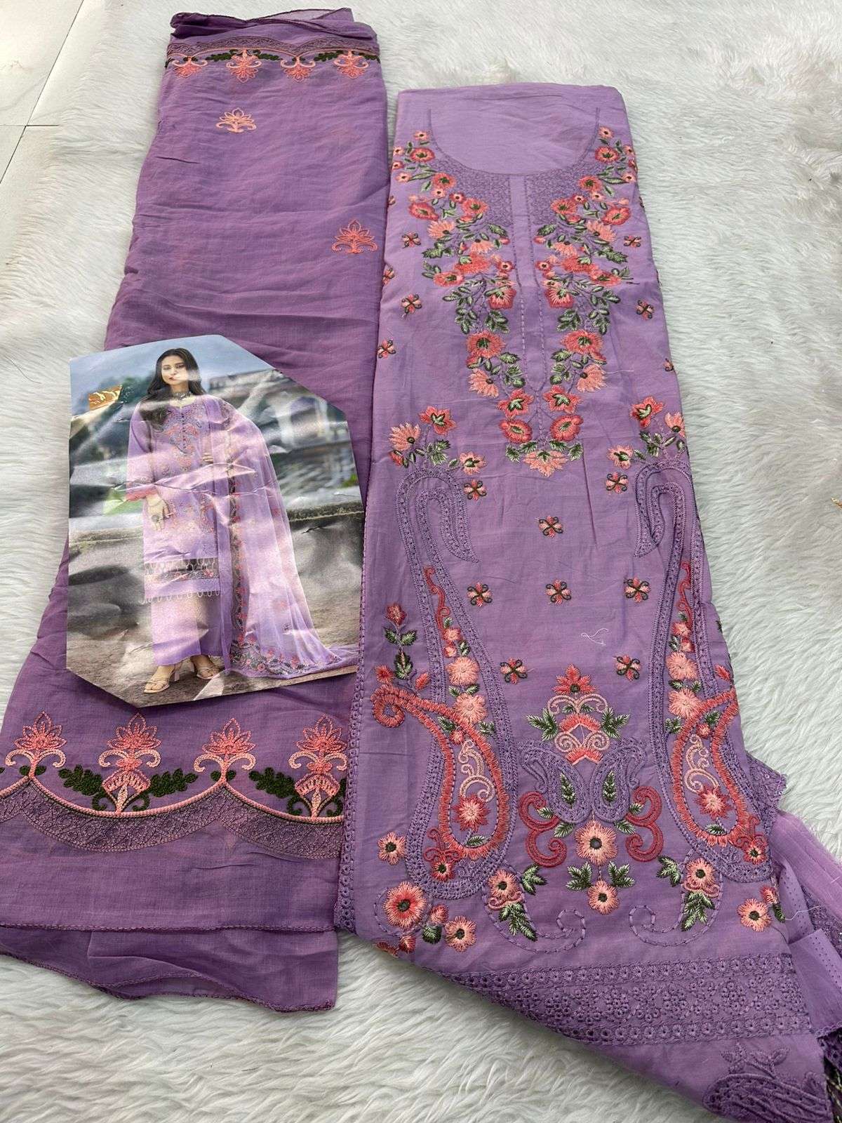 FALAH PREMIUM COTTON COLLECTION CODE 30725 BY FALAH DESIGNER SUITS - 02