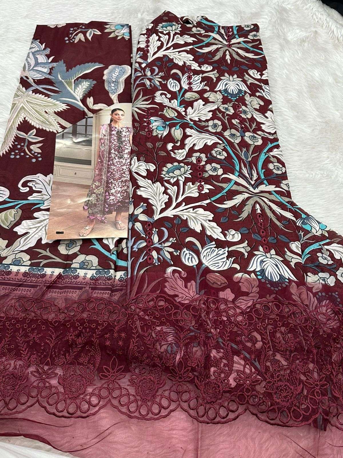 Falah Premium Cotton Collection Code - 30762 By Falah Designer - 01 - 08 A