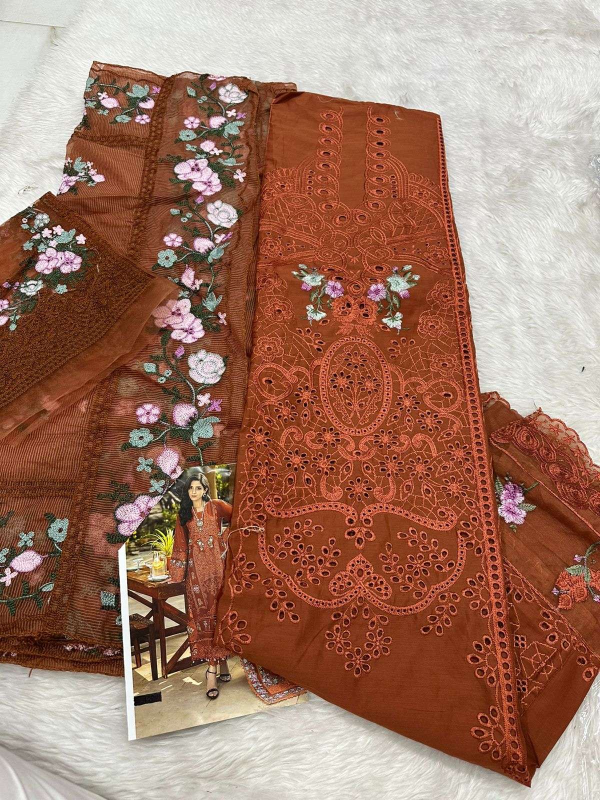Falah Premium Cotton Collection Code - 30766 By Falah Designer - 01 - 06 A