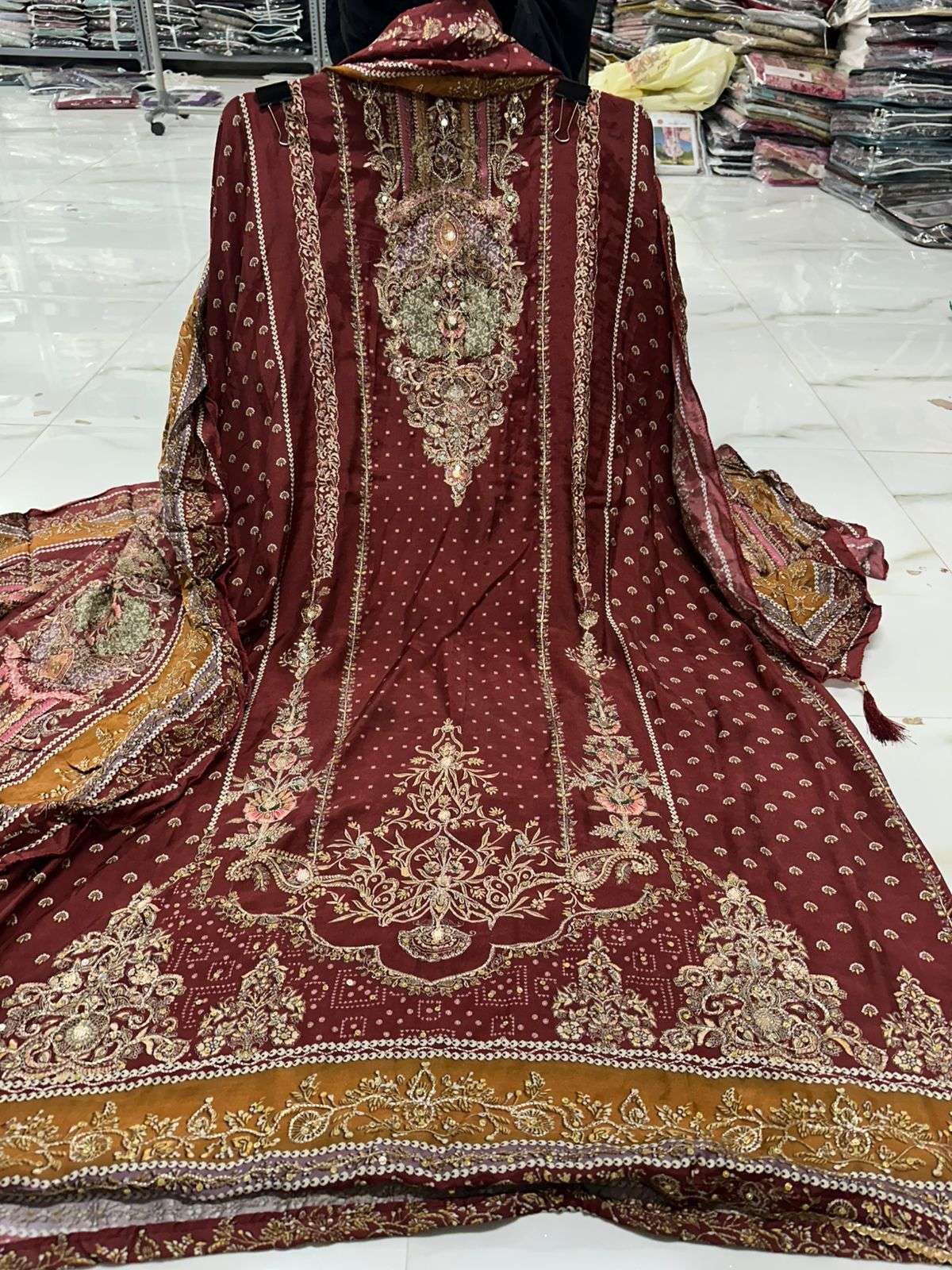 Falah Premium Maslin Collection Code - 26012 By Falah Designe - 01