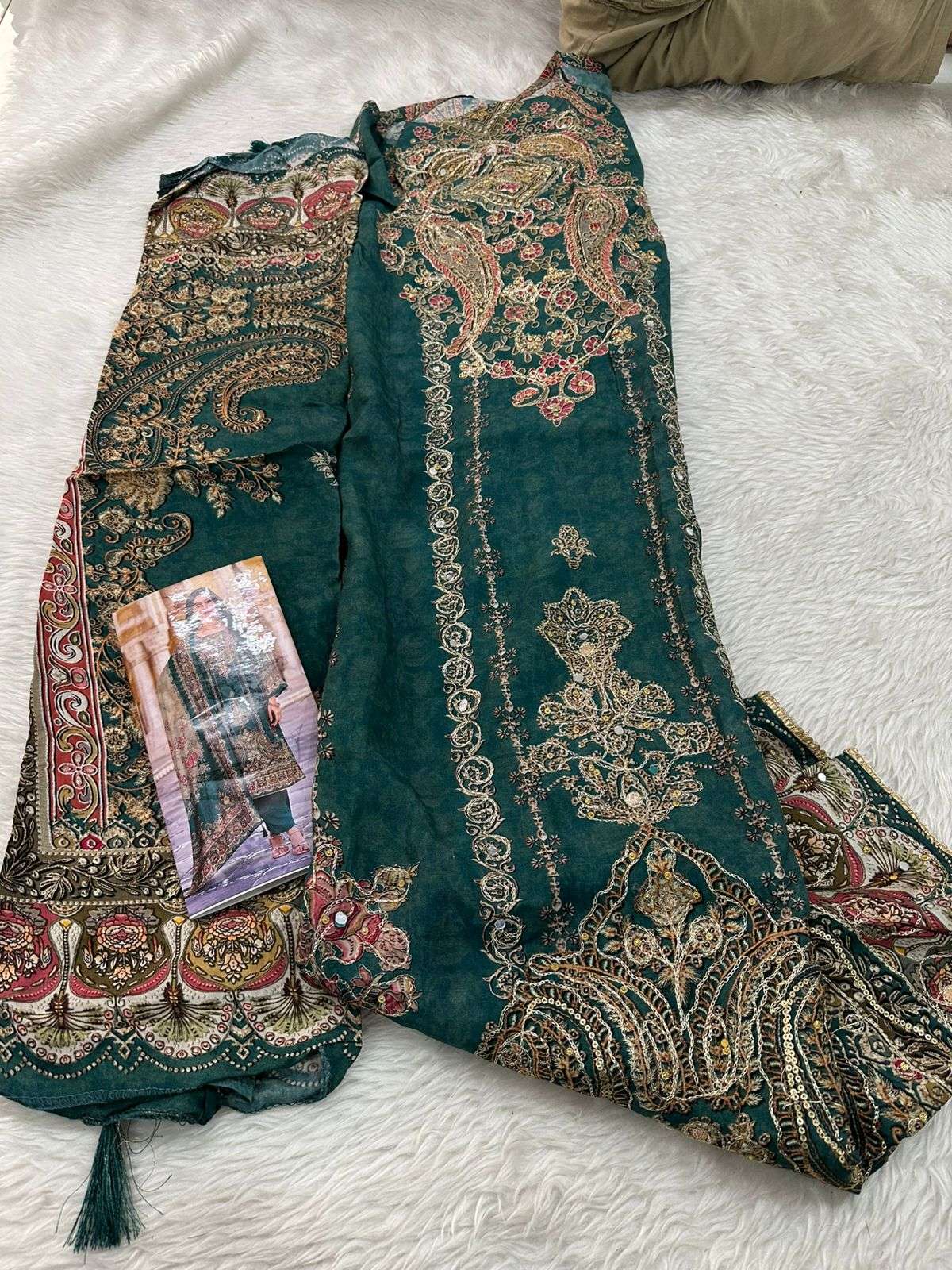 FALAH PREMIUM MASLIN COLLECTION CODE 30724 BY FALAH DESIGNER SUITS - 03