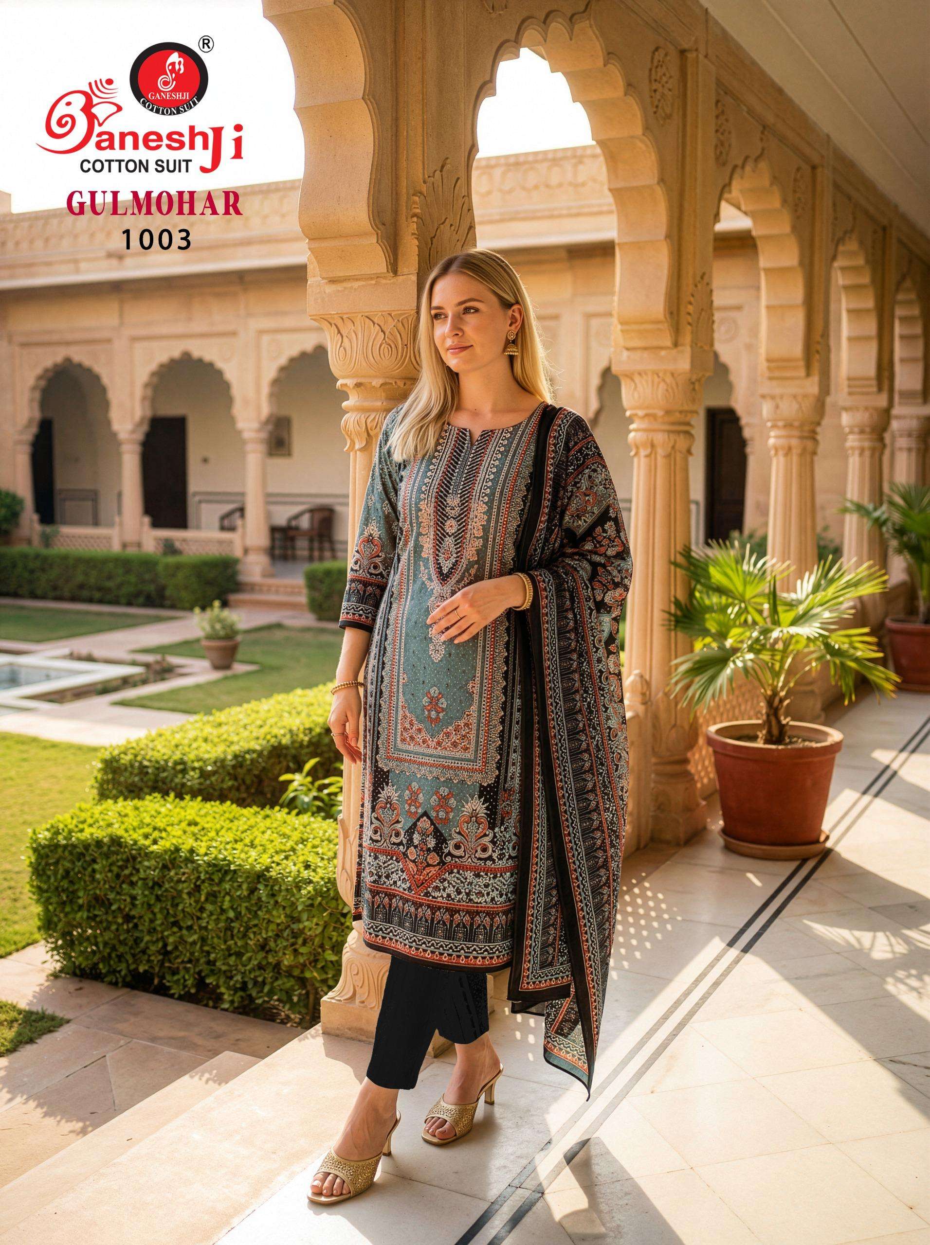 GULMOHAR VOL - 01 GANESHJI COTTON SUIT - 03