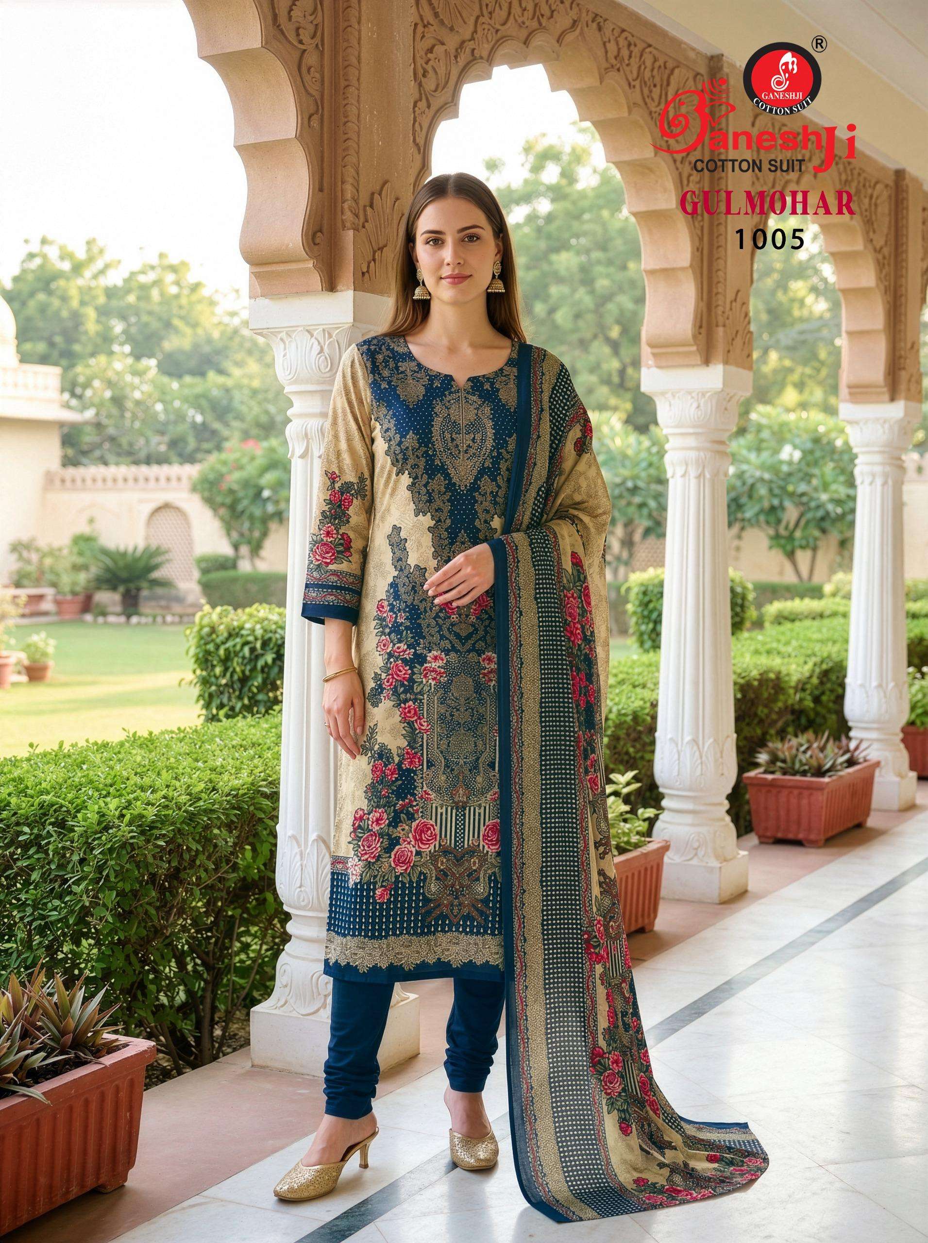 GULMOHAR VOL - 01 GANESHJI COTTON SUIT - 05