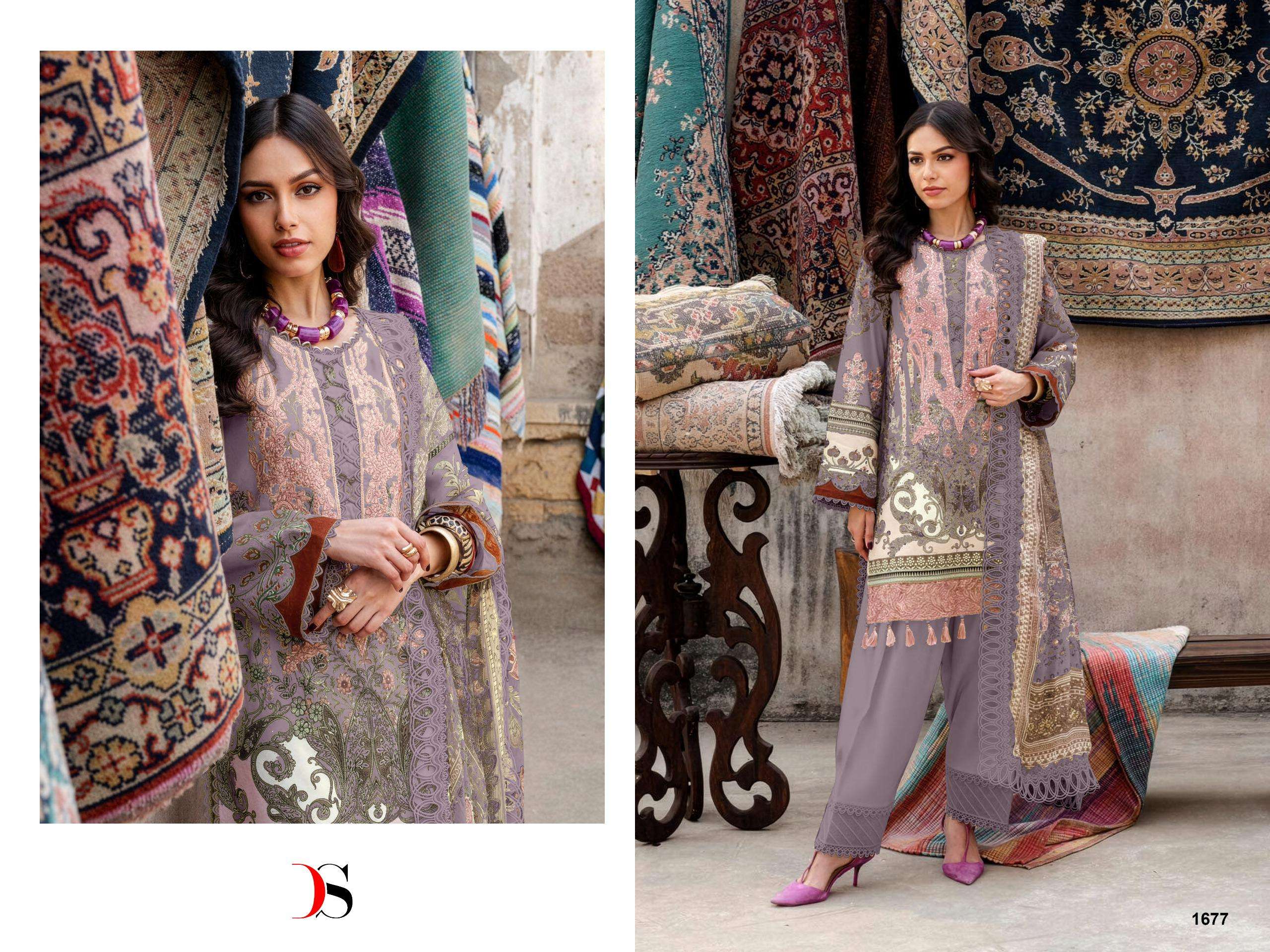 JADE BLISS LAWN - 4 BY DEEPSY SUITS - 07