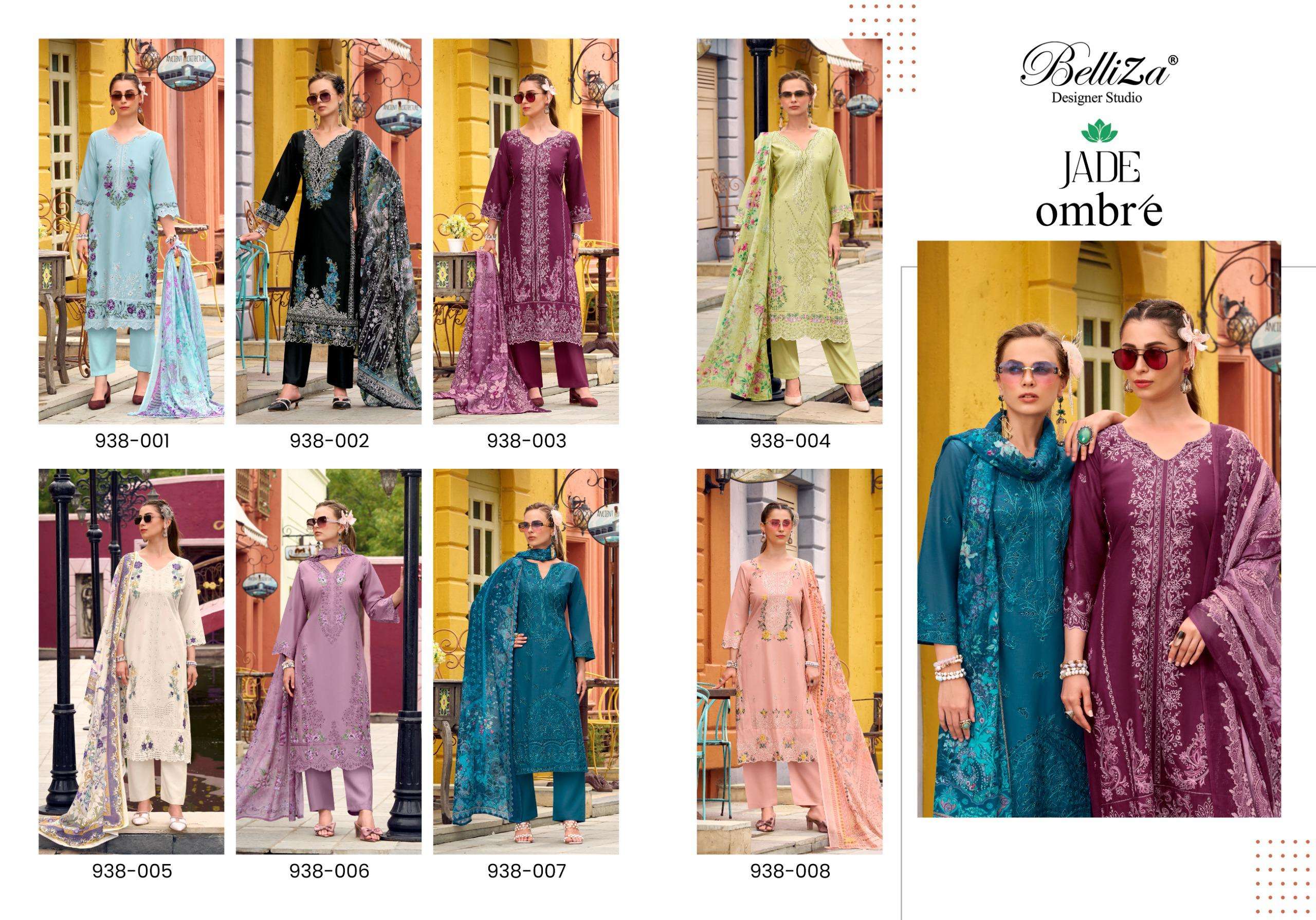 JADE OMBRE PREMIUM DESIGNER COLLECTION BY BELLIZA - 01 - 08