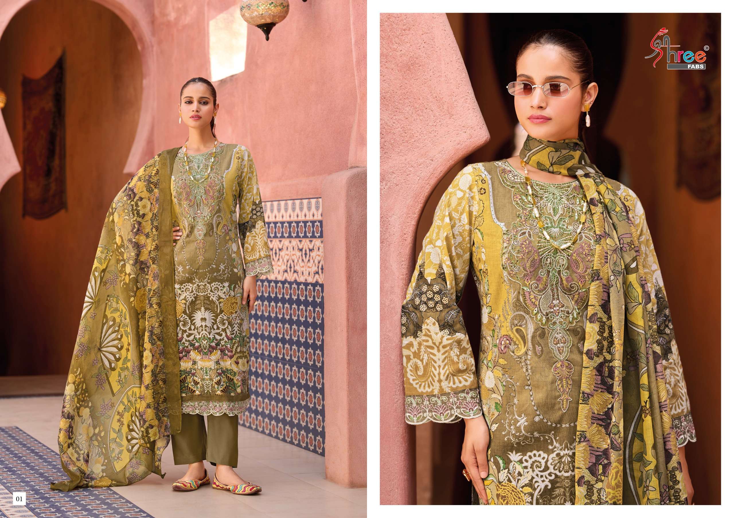 JADE URBAN LAWN BY SHREE FABS - 01