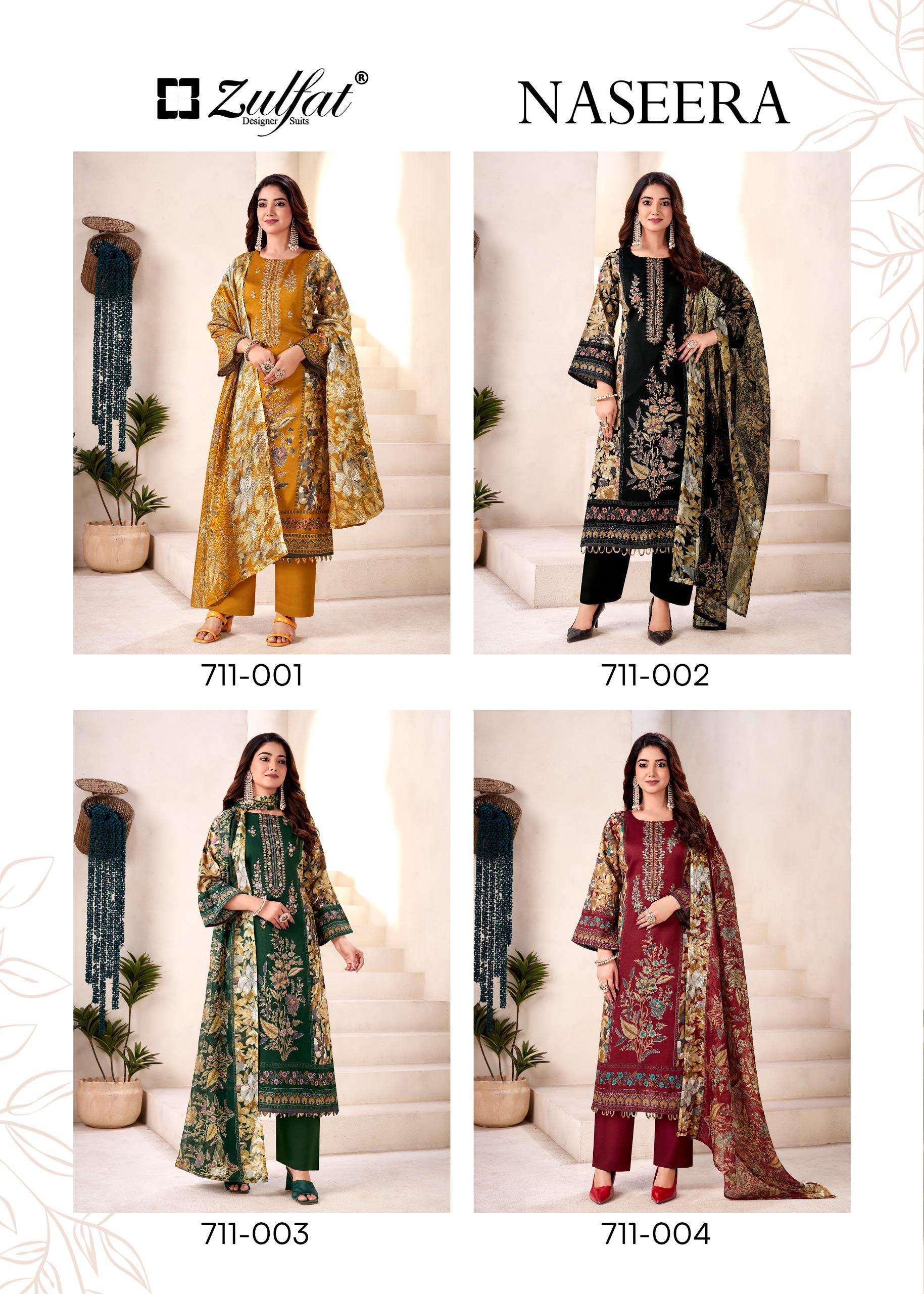 NASEERA EXCLUSIVE DESIGNER COLLECTION BY ZULFAT - 01 - 04
