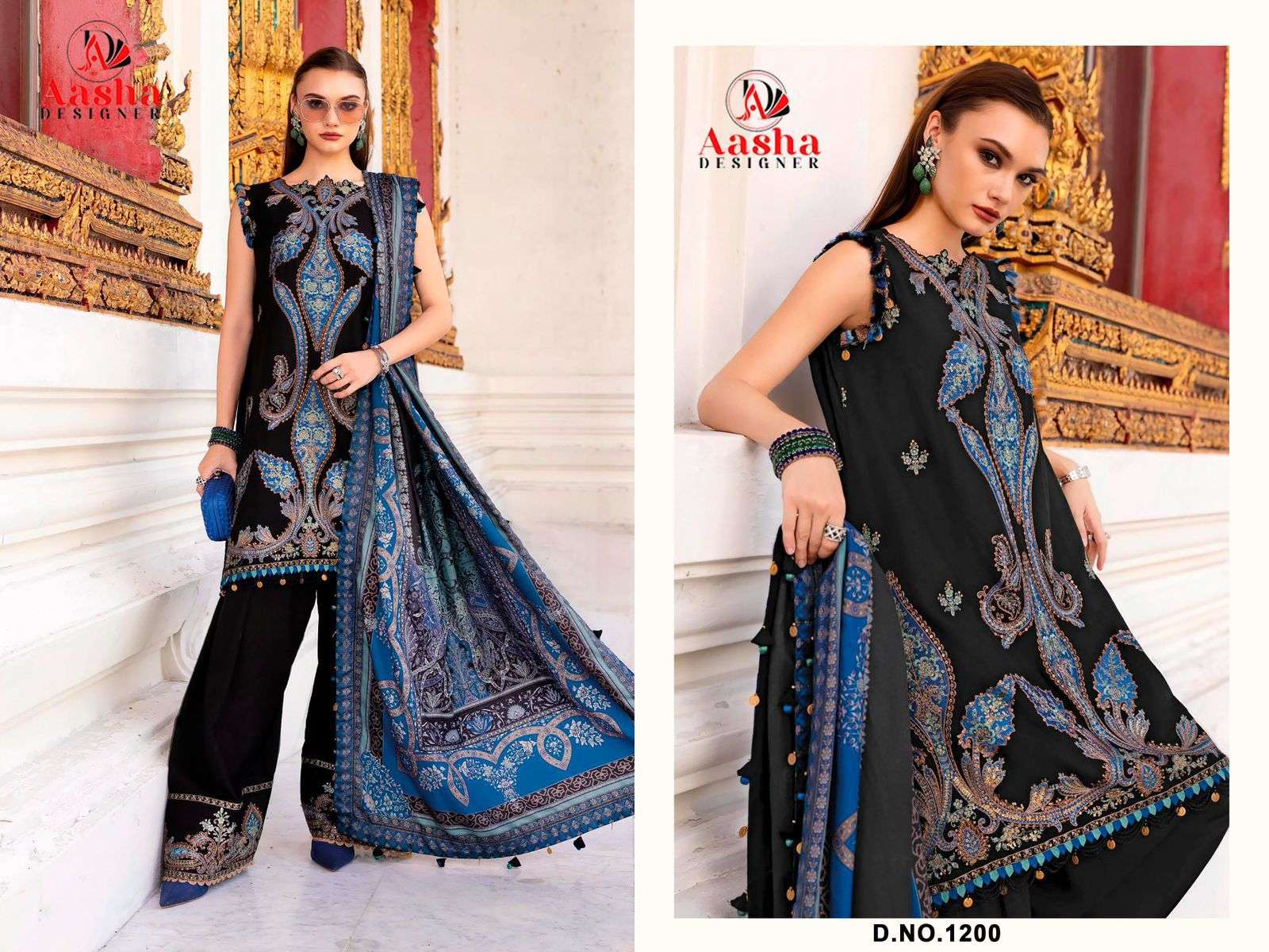 RAYON COLLECTION D NO. 1200 BY AASHA DESIGNER - 03