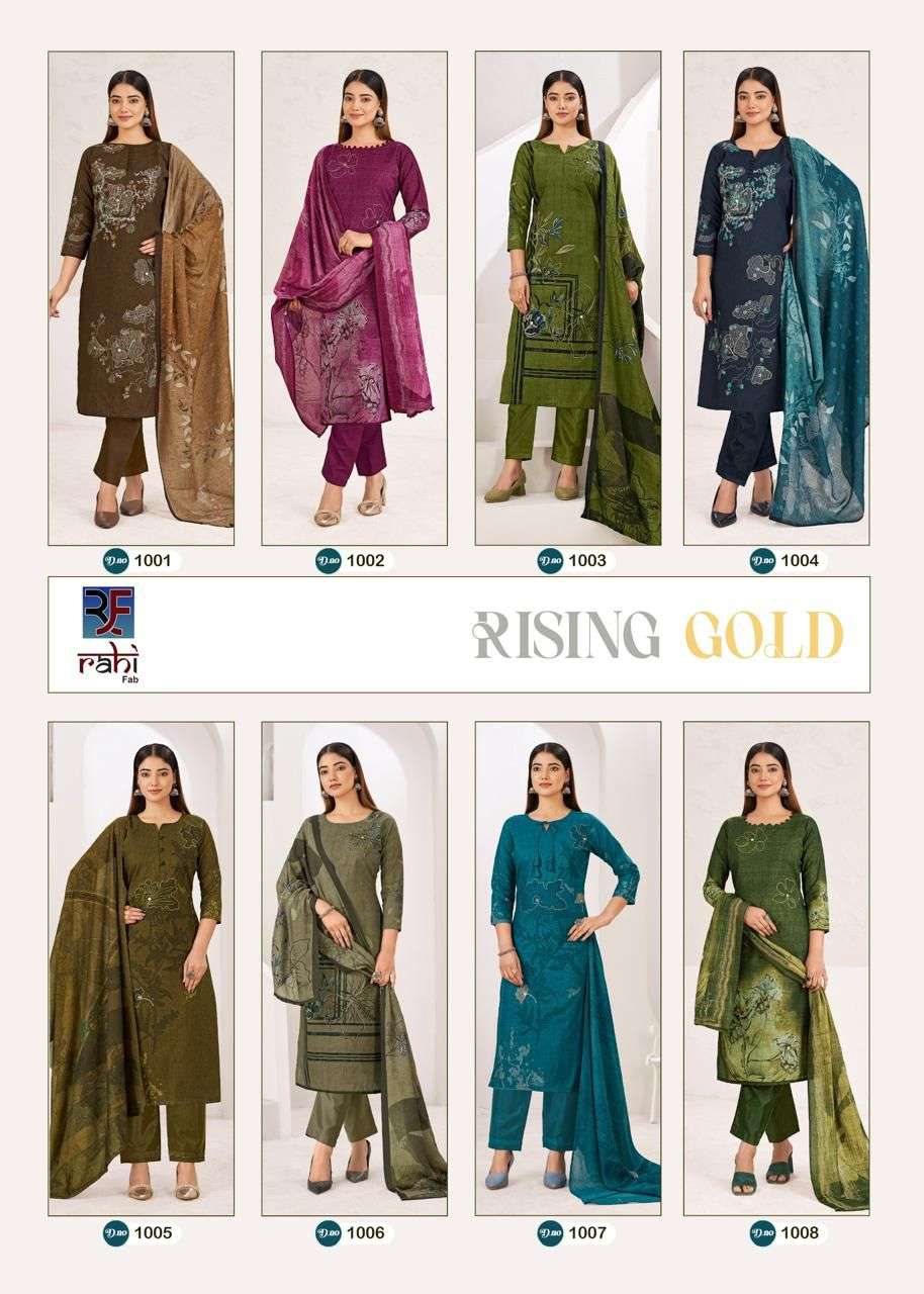 RISING GOLD VOL - 01 BY RAHI FAB - 01 - 08