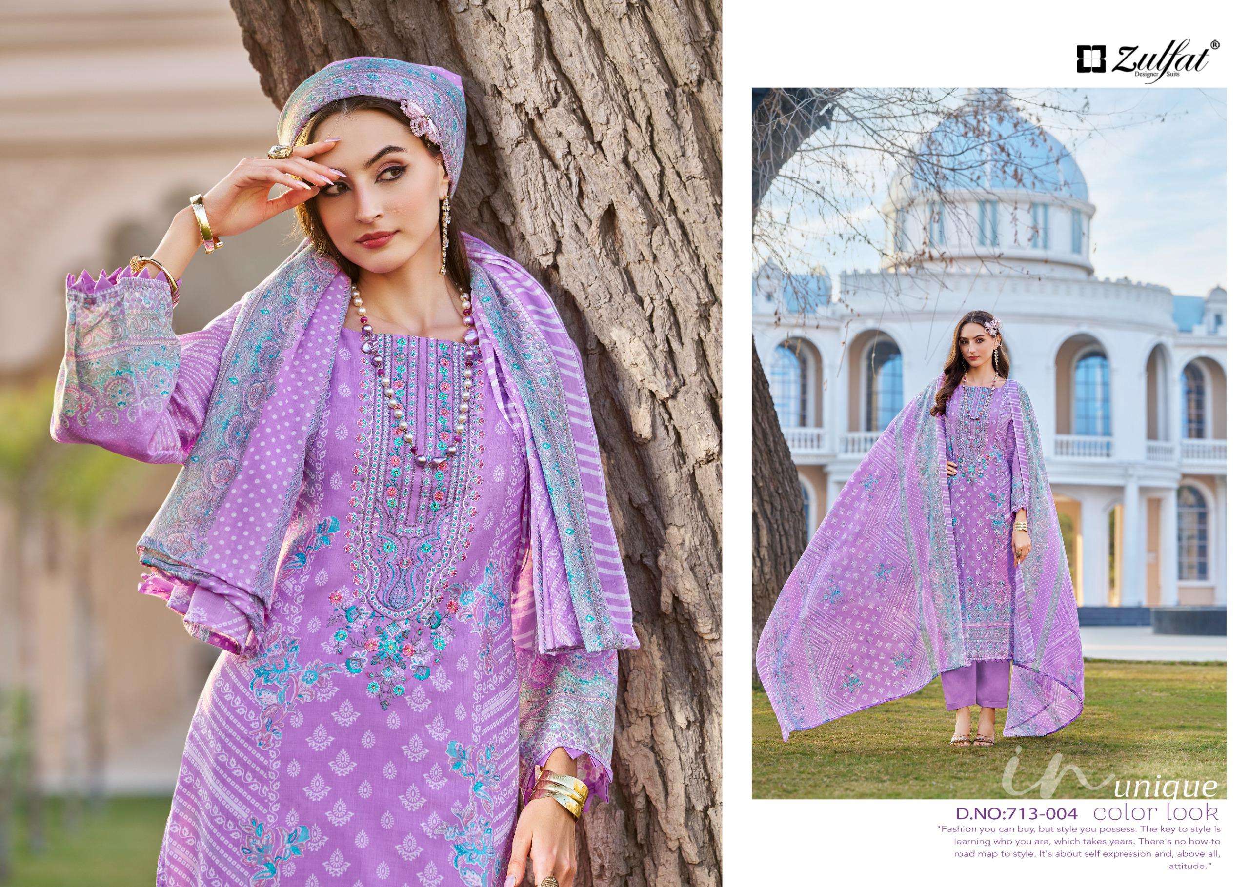 SANA SAFINA VOL - 3 BY ZULFAT DESIGNER SUITS - 04