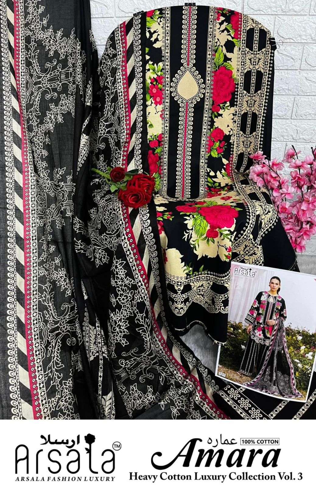 AMARA HEAVY COTTON LUXURY COLLECTION VOL - 03 BY ARSALA - 01