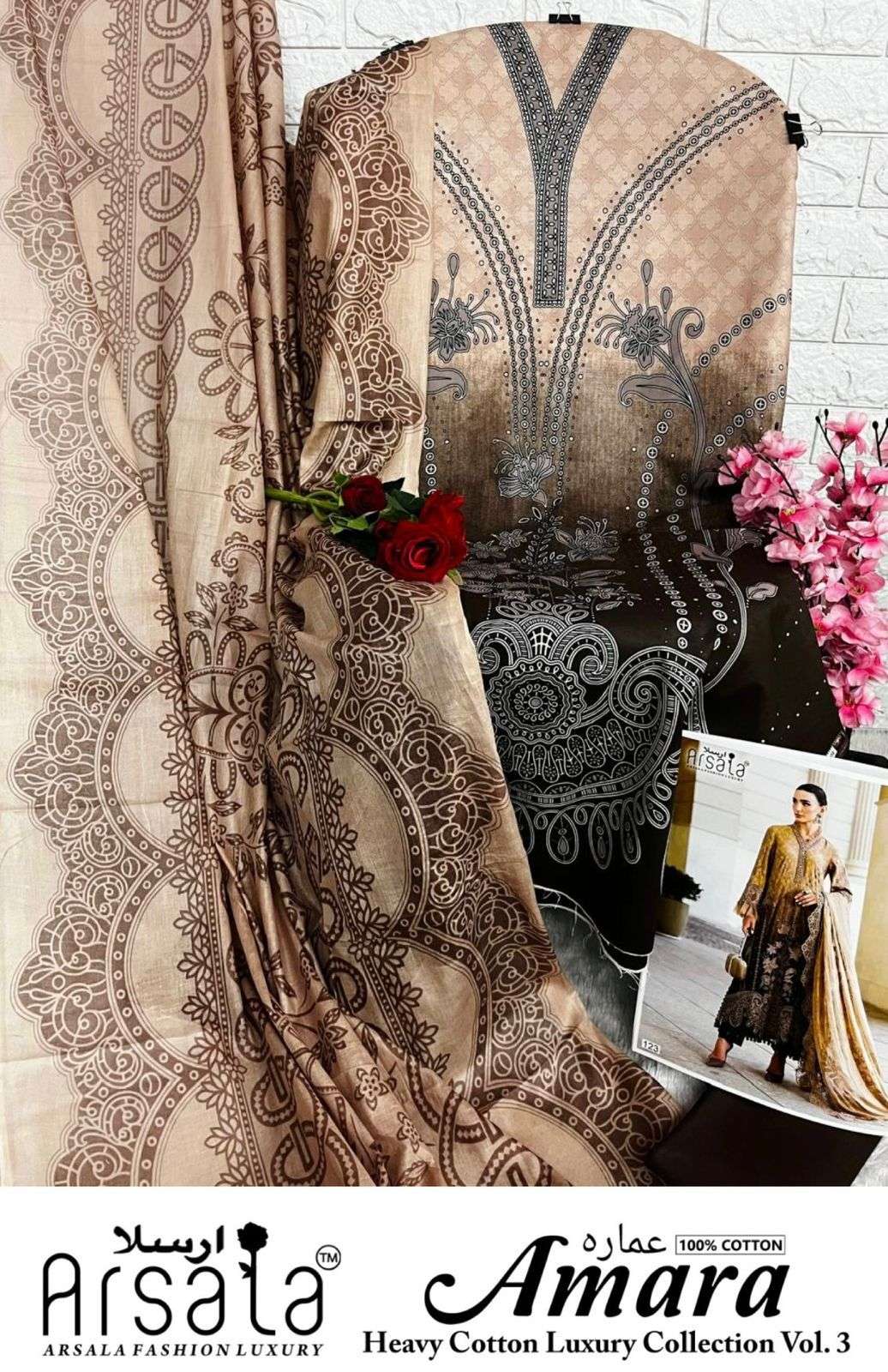 AMARA HEAVY COTTON LUXURY COLLECTION VOL - 03 BY ARSALA - 03