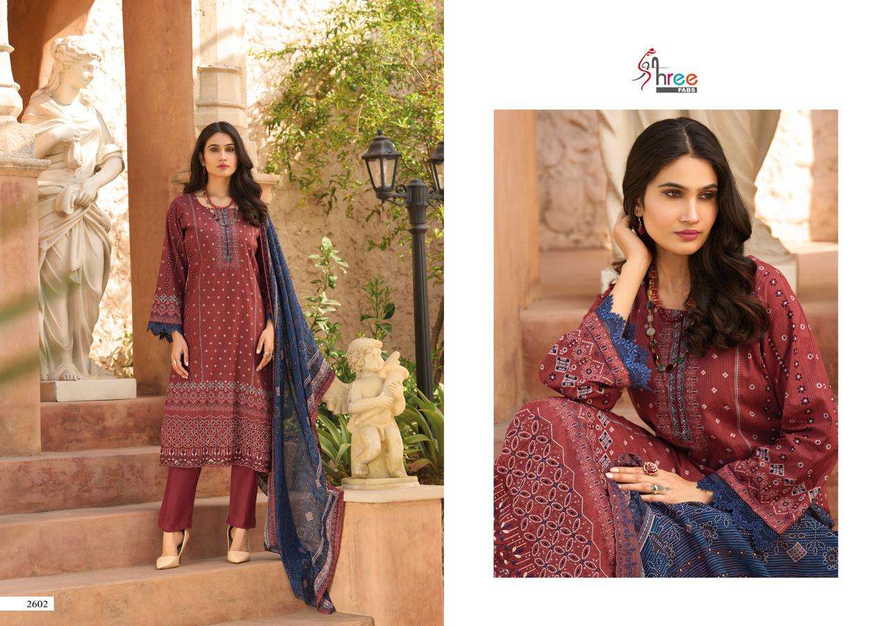 BIN SAEED LAWN COLLECTION VOL - 26 BY SHREE FABS - 02