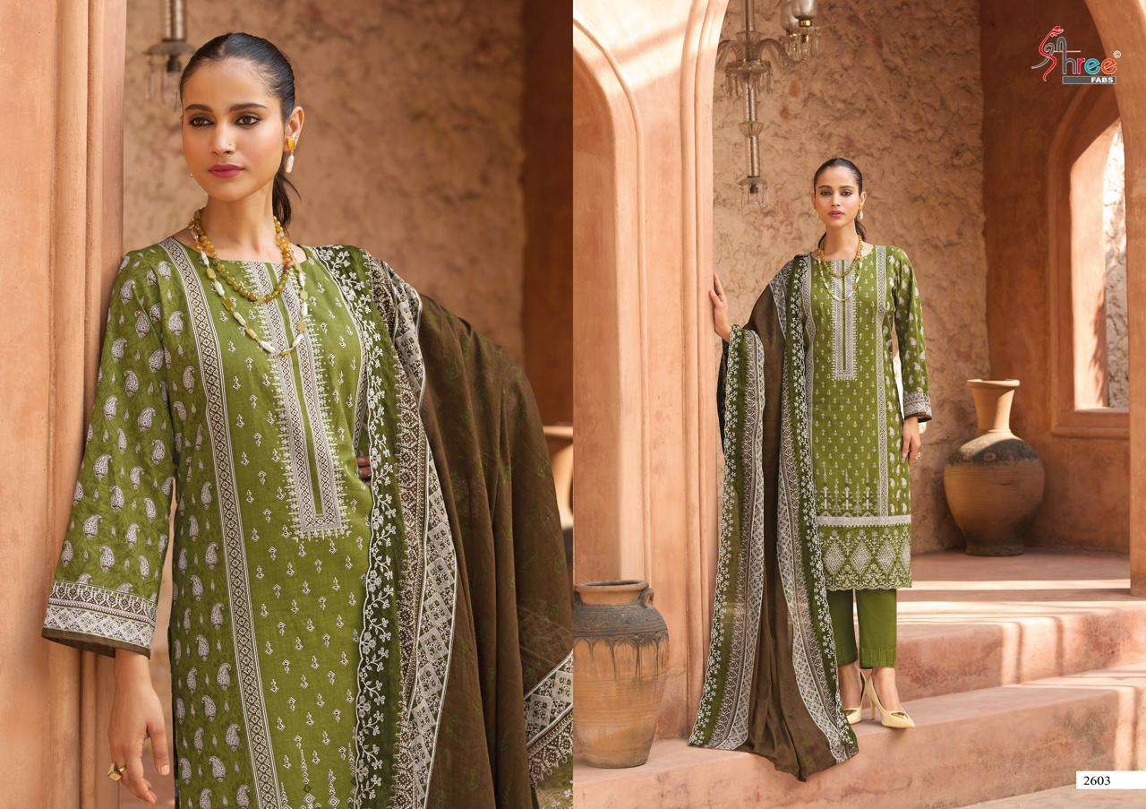 BIN SAEED LAWN COLLECTION VOL - 26 BY SHREE FABS - 03