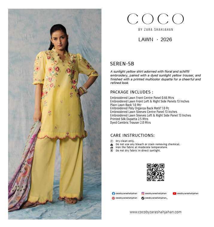 Coco Unstitched Lawn Collection 2026 By Zara Shahjahan-09