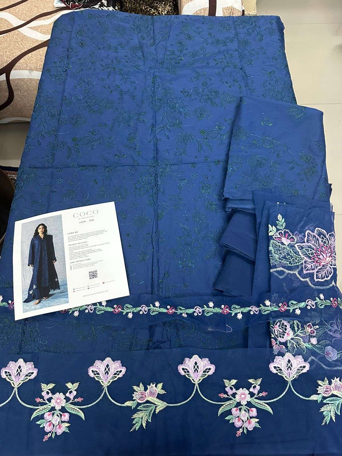 Coco Unstitched Lawn Collection 2026 By Zara Shahjahan-20