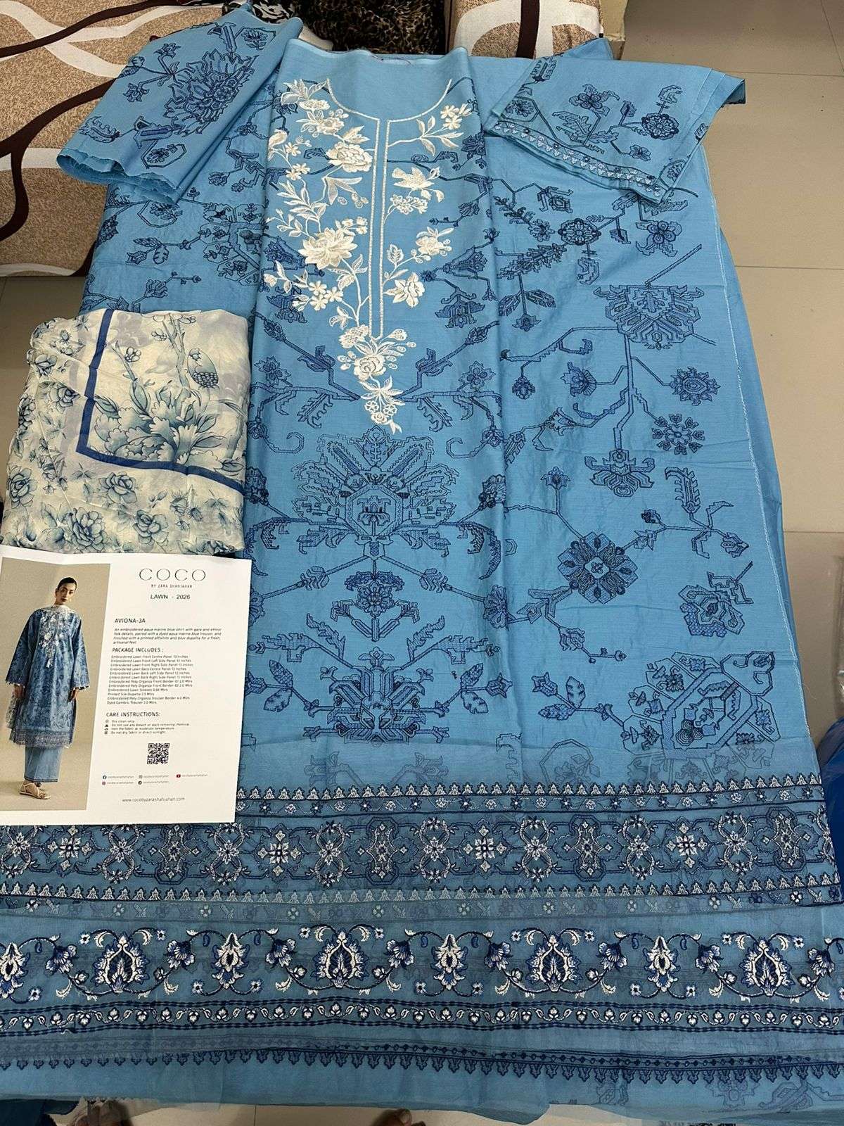 Coco Unstitched Lawn Collection 2026 By Zara Shahjahan-25