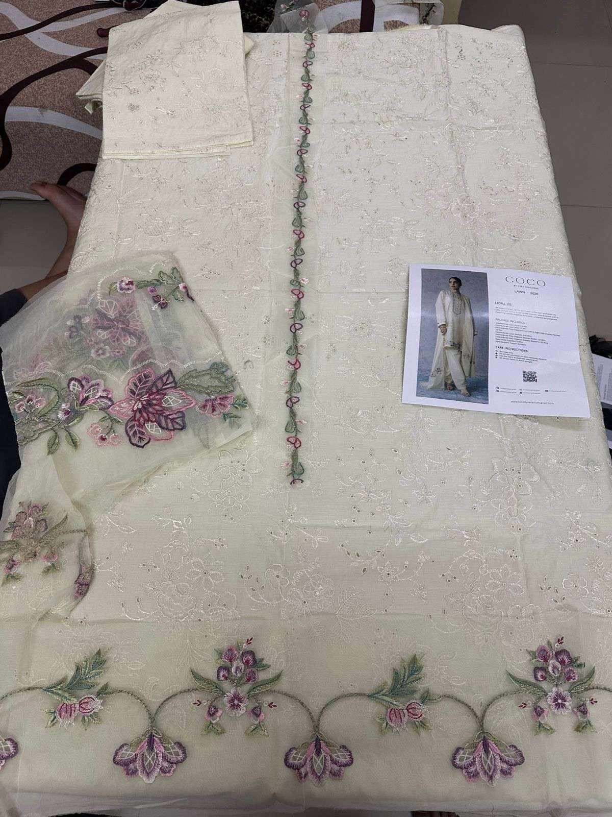 Coco Unstitched Lawn Collection 2026 By Zara Shahjahan-36