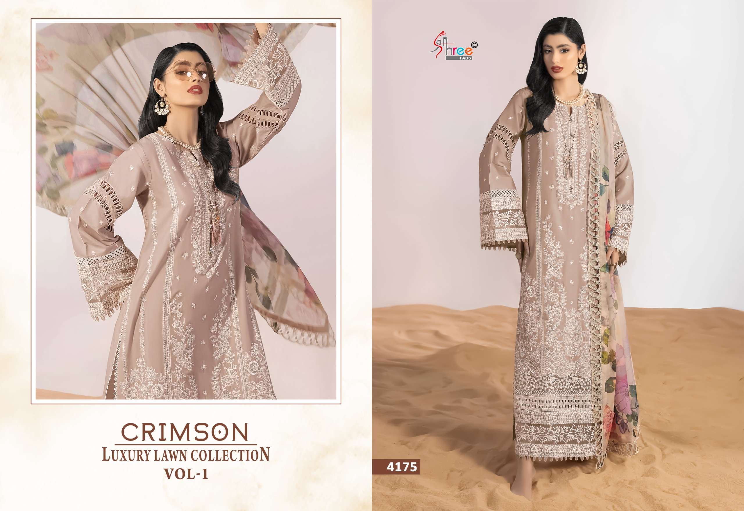 CRIMSON LUXURY LAWN COLLECTION VOL - 01 BY SHREE FABS - 03