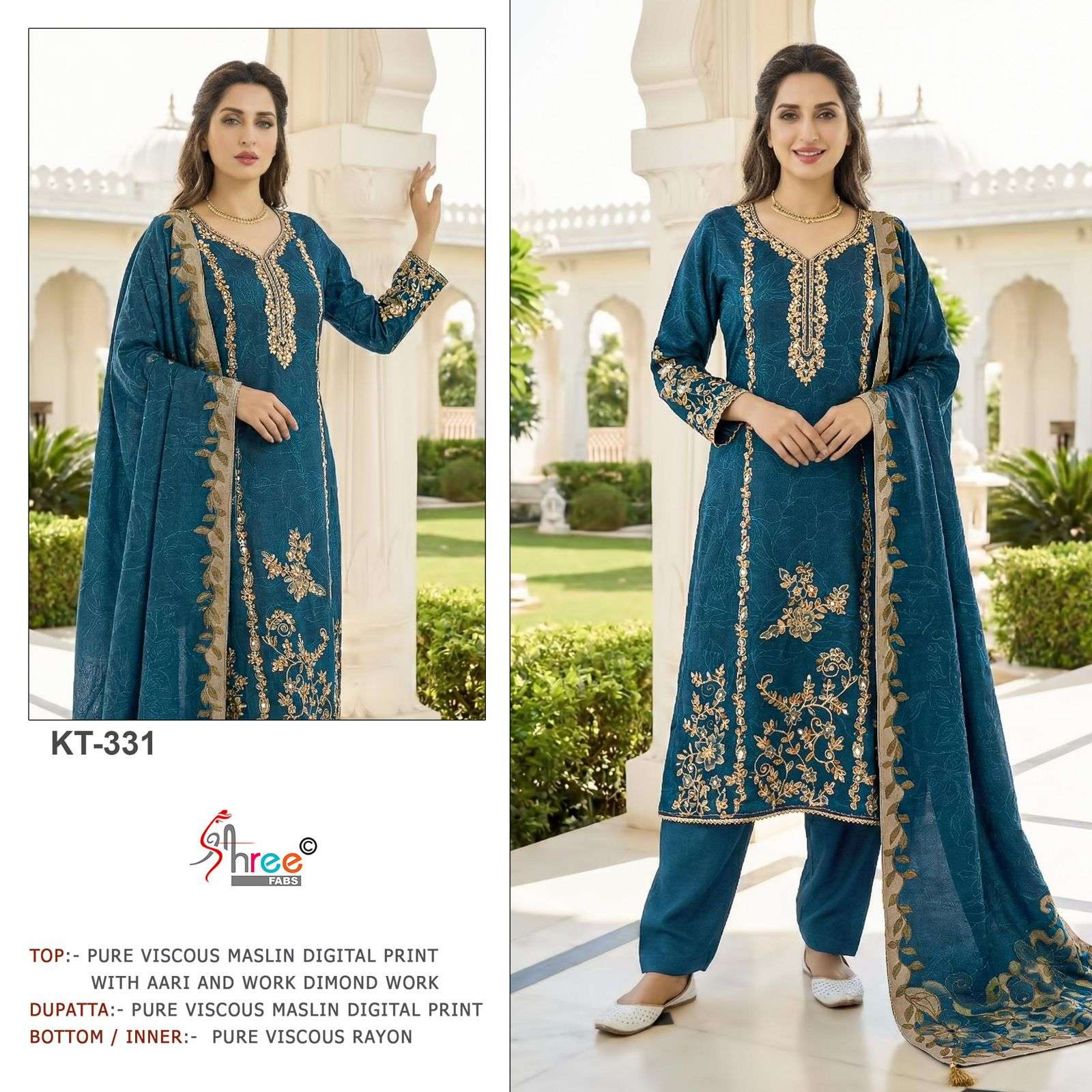 DESIGN NO.- KT - 331 BY SHREE FABS - 01