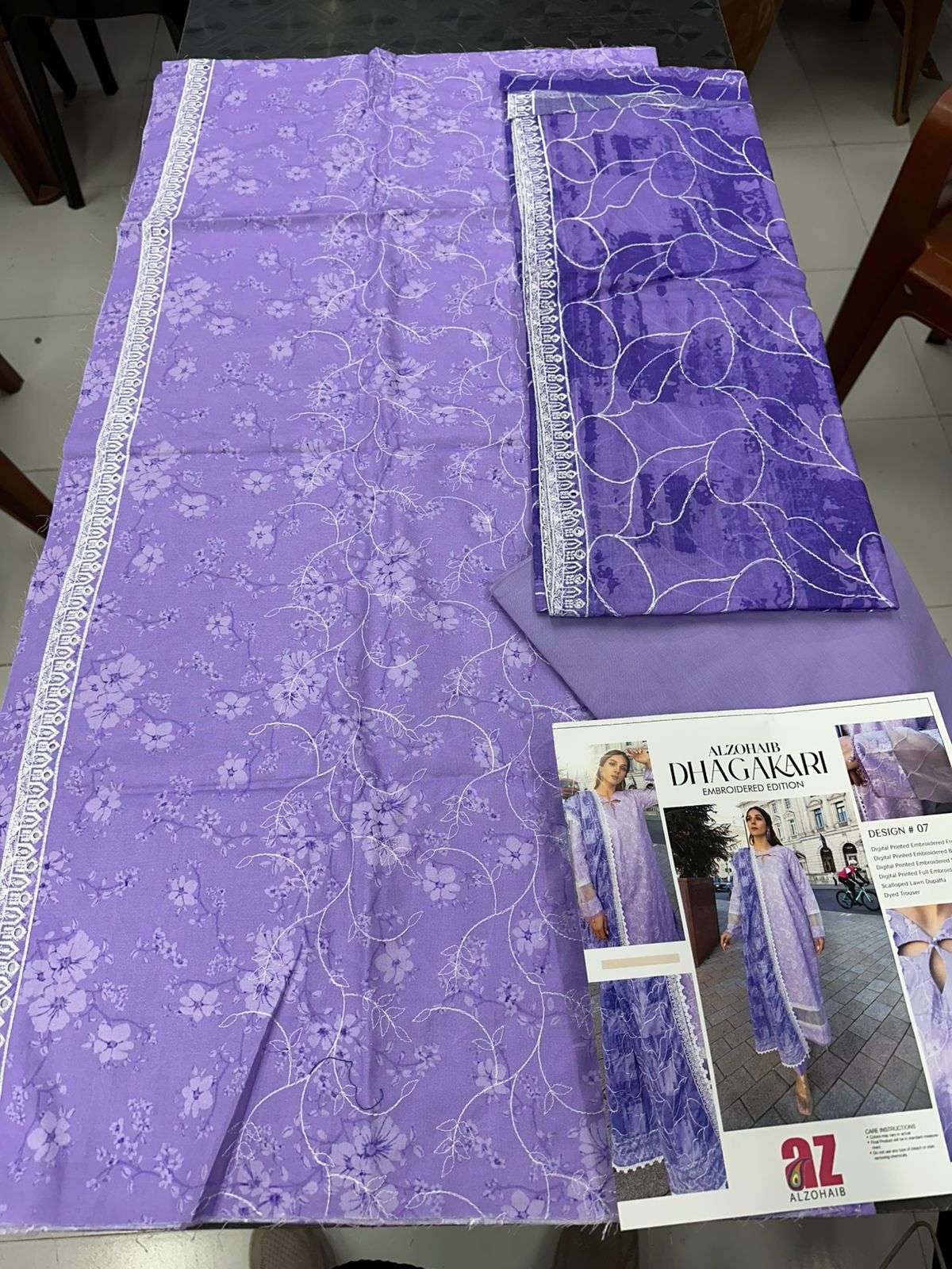 DHAGAKARI by Al Zohaib Textiles-10