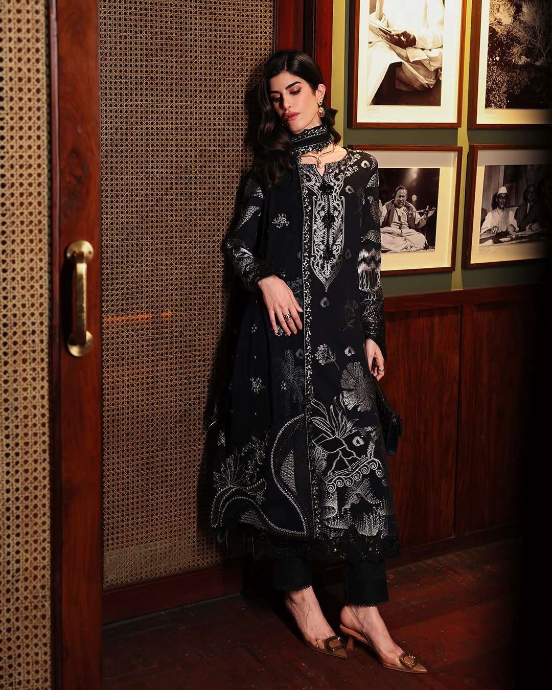 Exclusive Unstiched Lawn Jacquard Collection 2026 Nureh-06