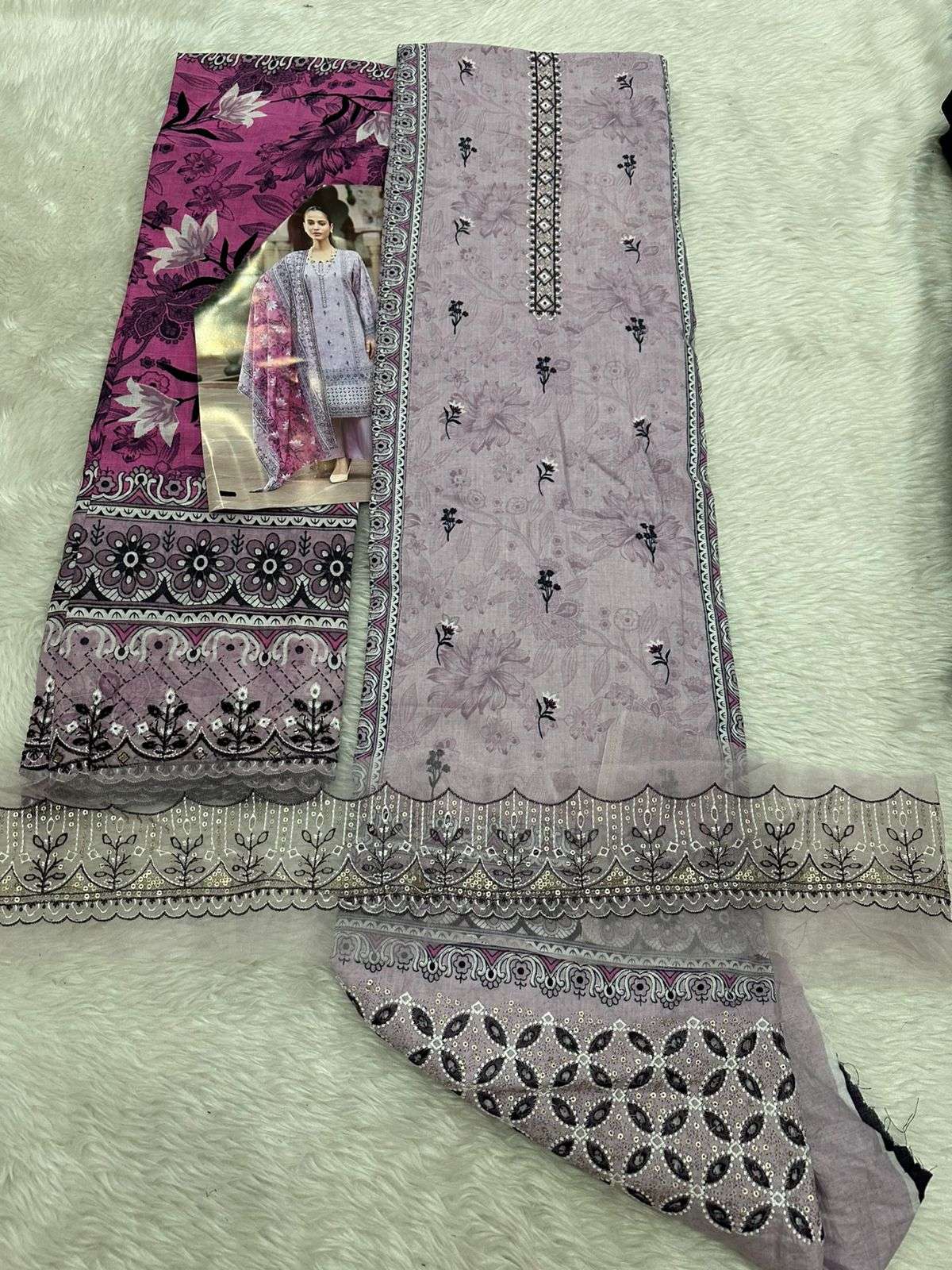 Falah Premium Cotton Collection Code - 26033 By Falah Designer - 07