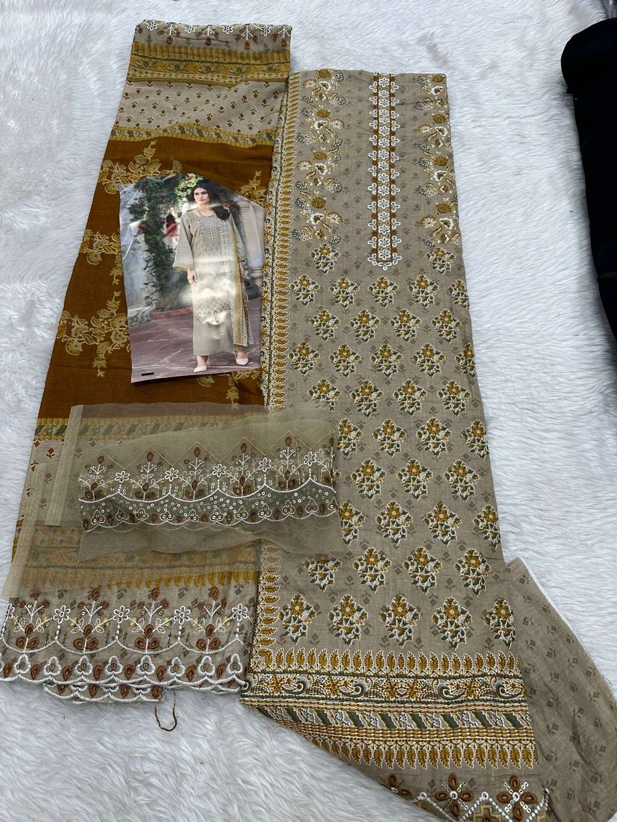 Falah Premium Cotton Collection Code - 26033 By Falah Designer - 08