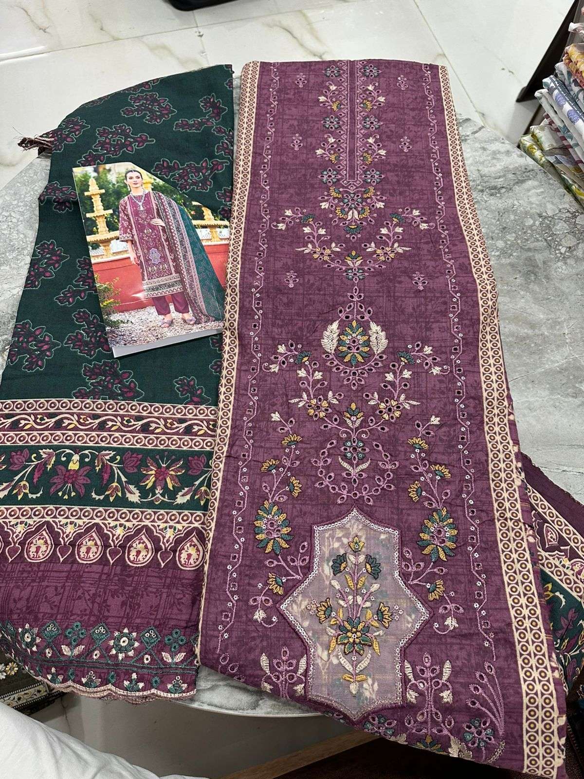  Falah Premium Cotton Collection Code - 26036 By Falah Designer Suits - 01
