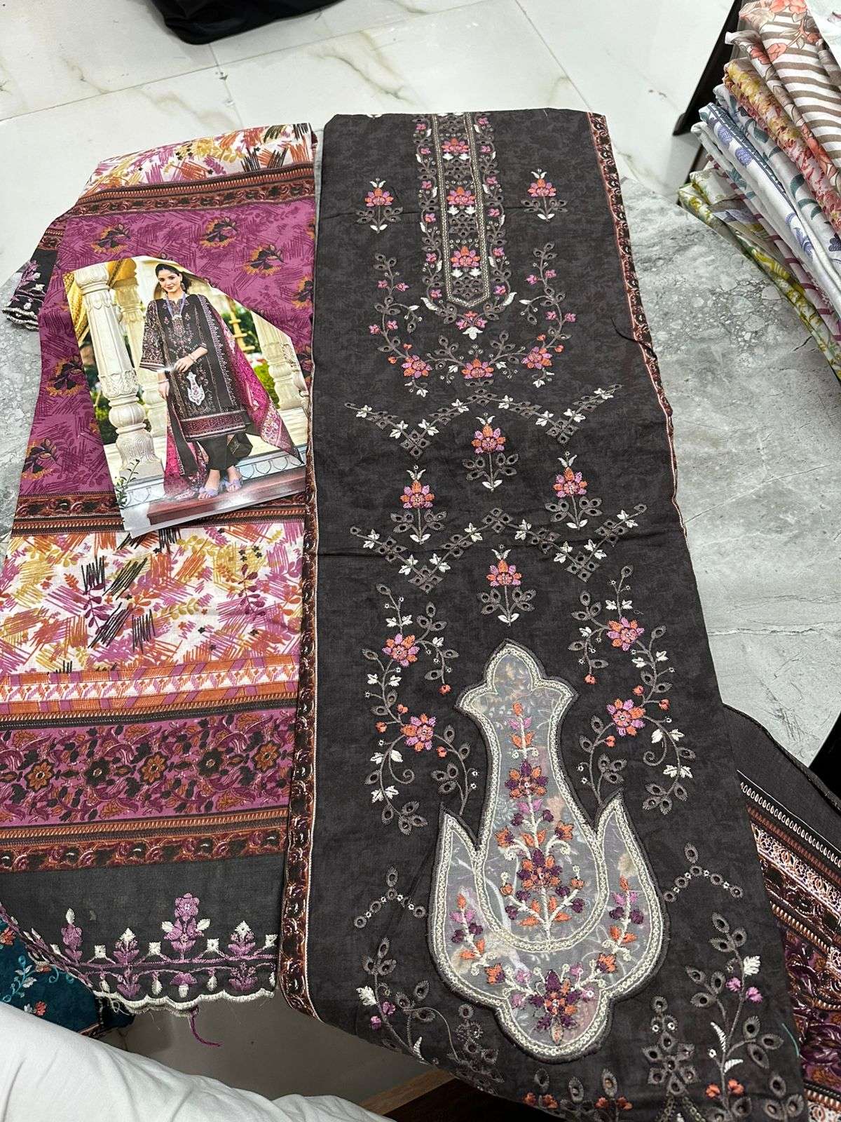  Falah Premium Cotton Collection Code - 26036 By Falah Designer Suits - 02