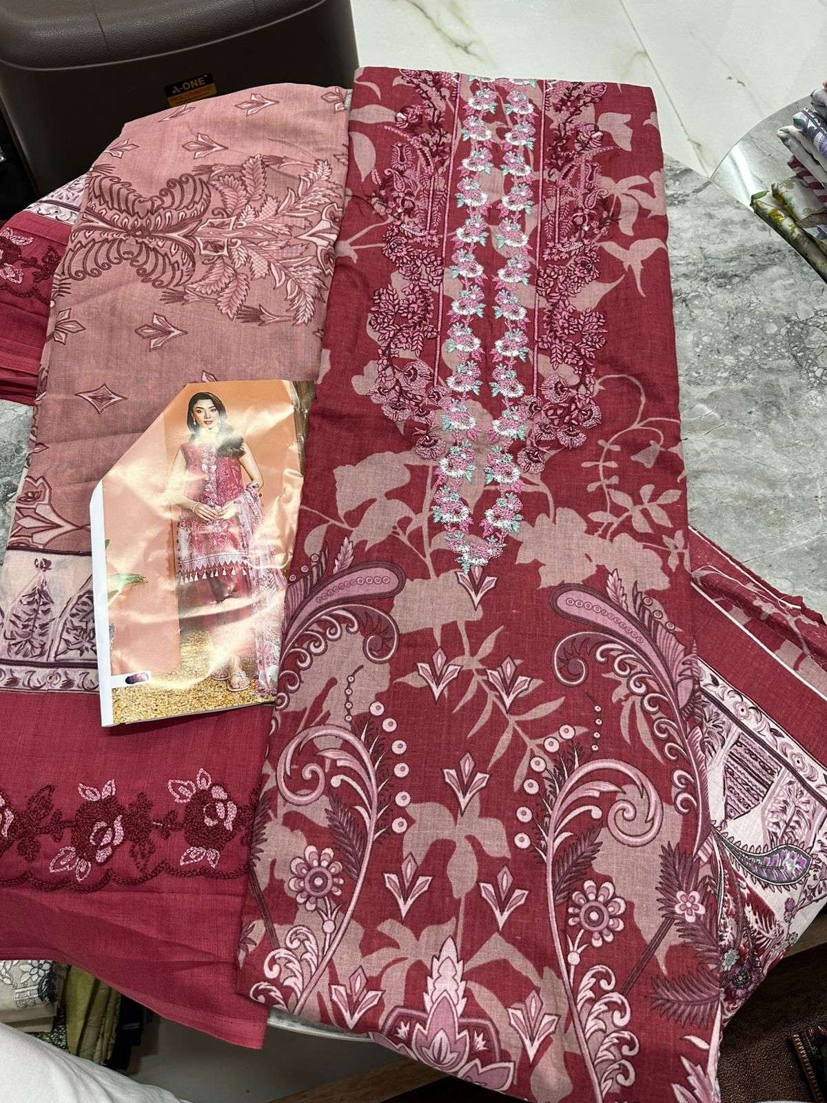 Falah Premium Cotton Collection Code - 26037 By Falah Designer Suits - 01 - 08 A